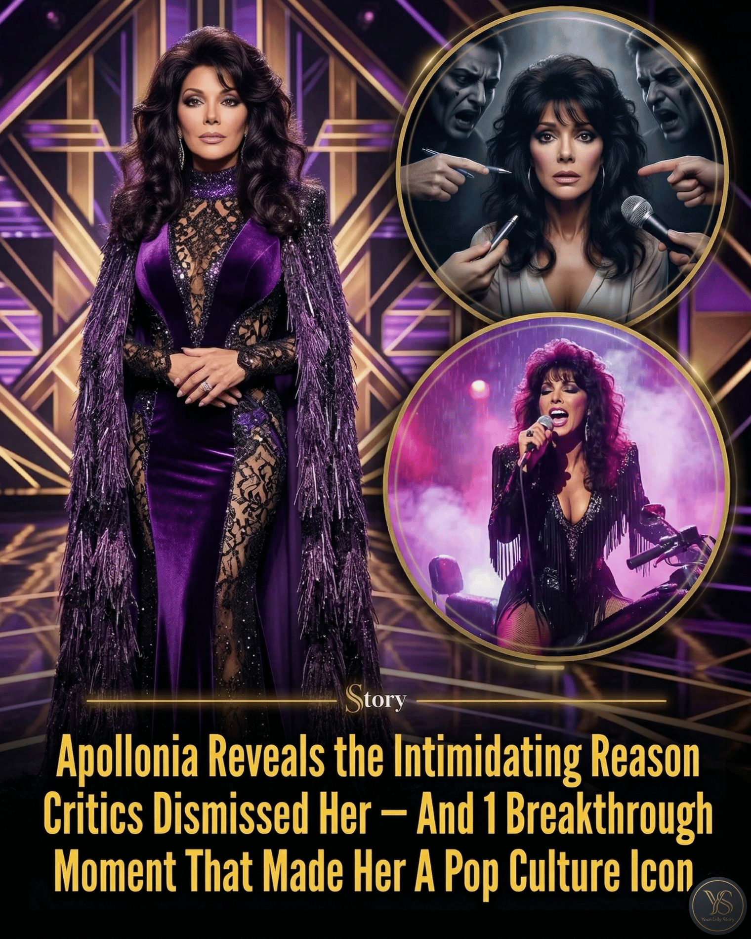 Apollonia Reveals the Intimidating Reason Critics Dismissed Her — And 1 Breakthrough Moment That Made Her A Pop Culture Icon.