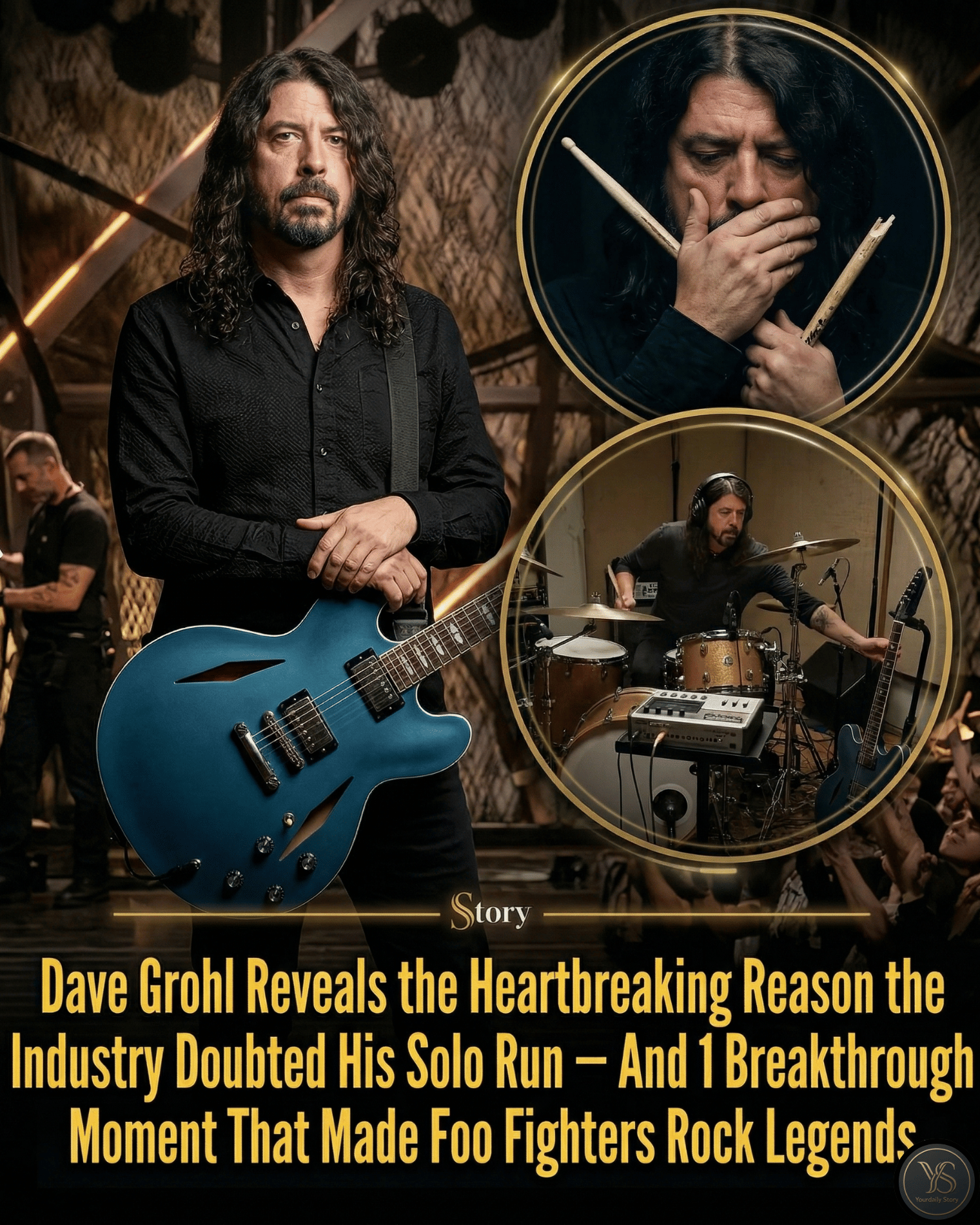 Dave Grohl Reveals the Heartbreaking Reason the Industry Doubted His Solo Run — And 1 Breakthrough Moment That Made Foo Fighters Rock Legends.