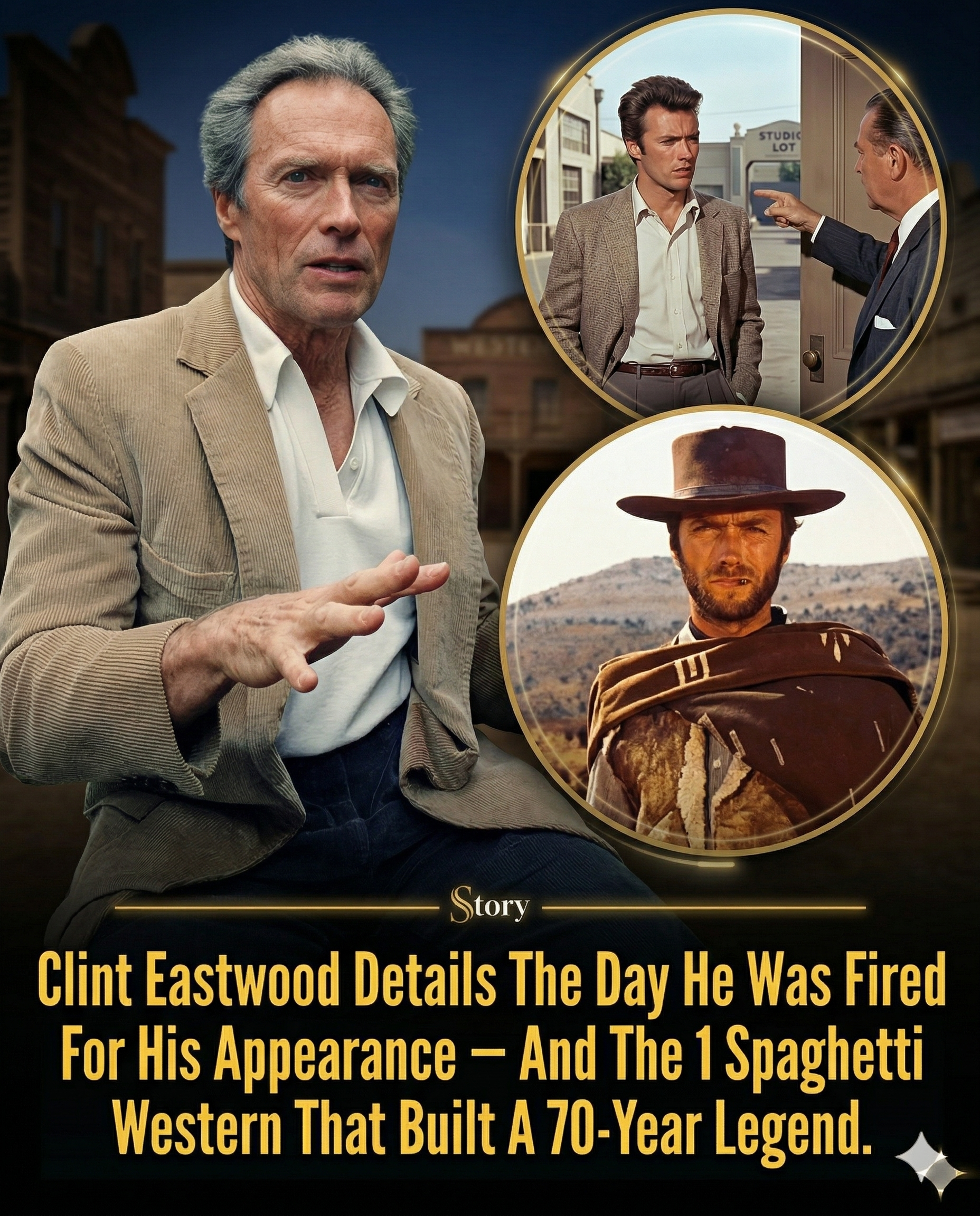 Clint Eastwood Details The Day He Was Fired For His Appearance — And The 1 Spaghetti Western That Built A 70-Year Legend.