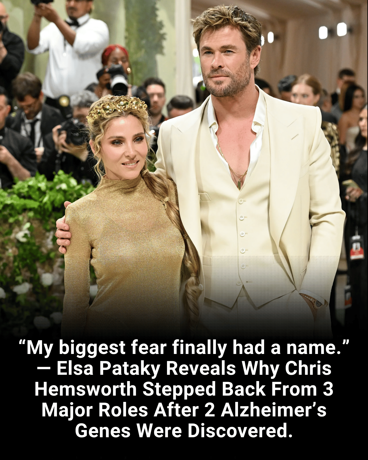 “My biggest fear finally had a name.” — Elsa Pataky Reveals Why Chris Hemsworth Stepped Back From 3 Major Roles After 2 Alzheimer’s Genes Were Discovered.