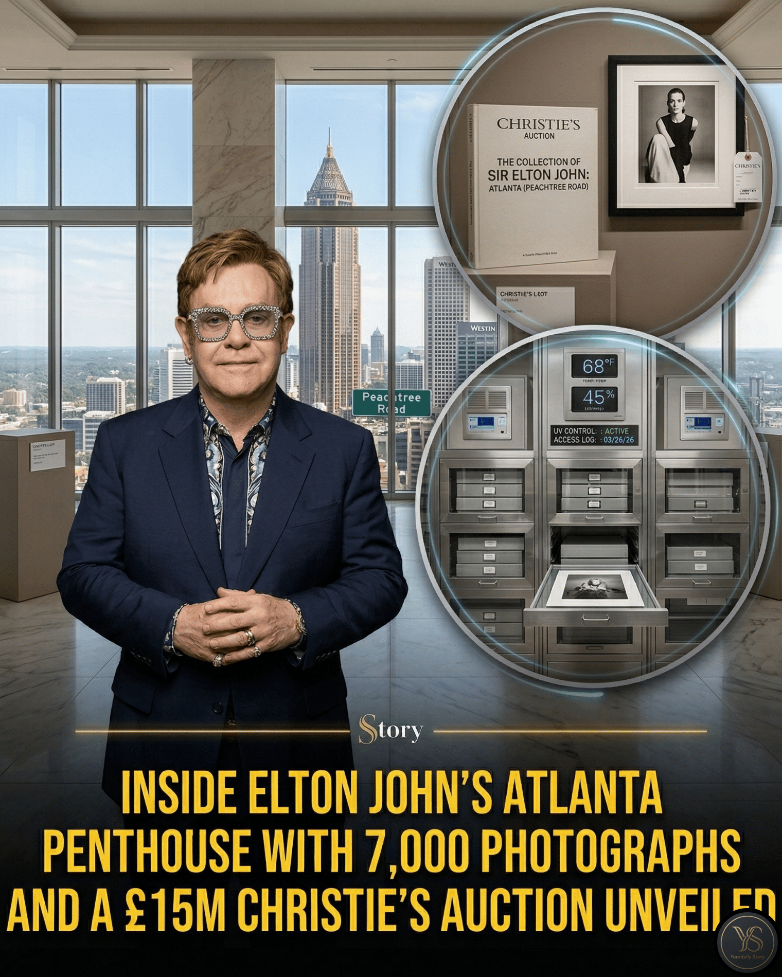 Inside Elton John’s Atlanta Penthouse with 7,000 Photographs and a £15M Christie’s Auction Unveiled.