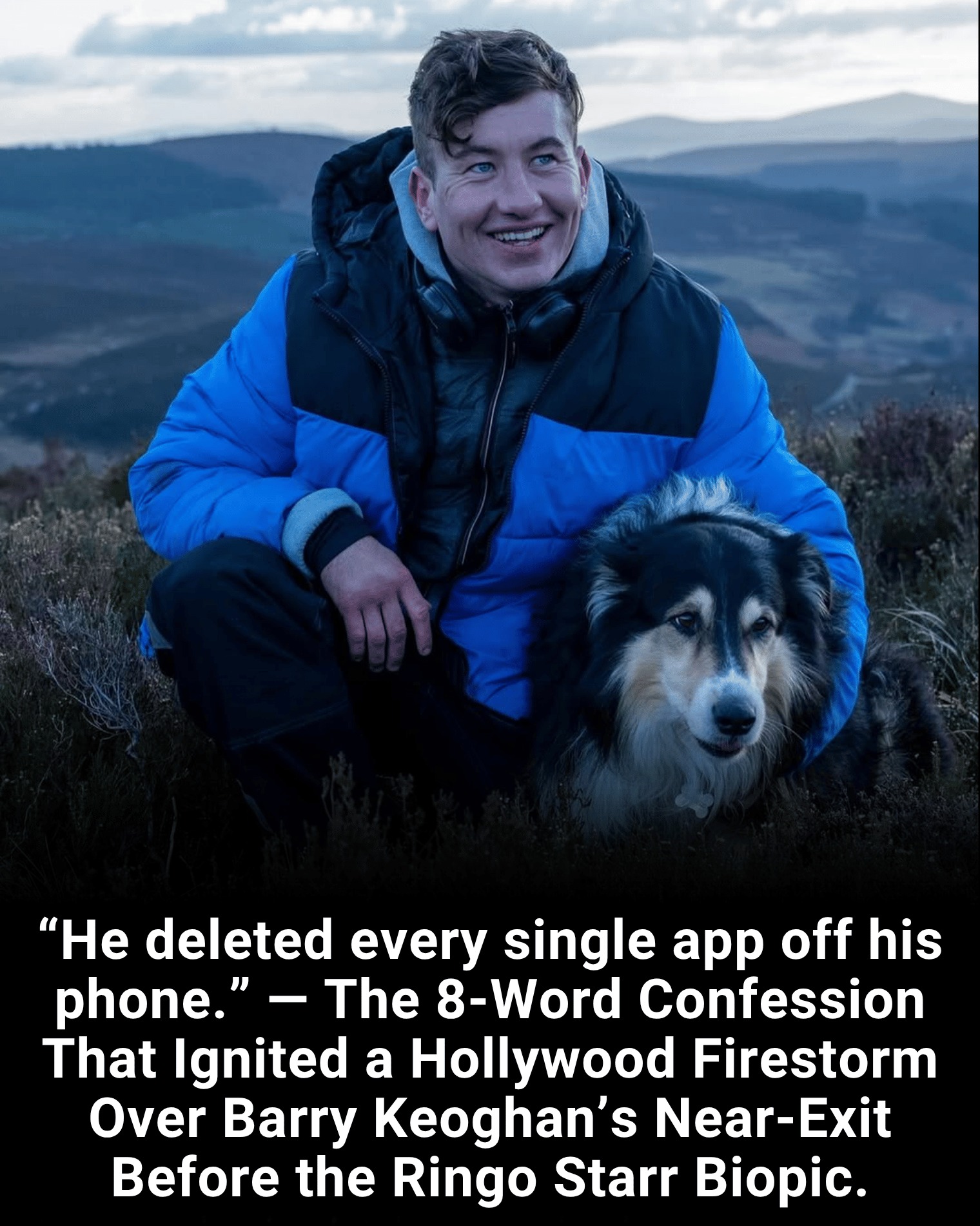 “He deleted every single app off his phone.” — The 8-Word Confession That Ignited a Hollywood Firestorm Over Barry Keoghan’s Near-Exit Before the Ringo Starr Biopic.