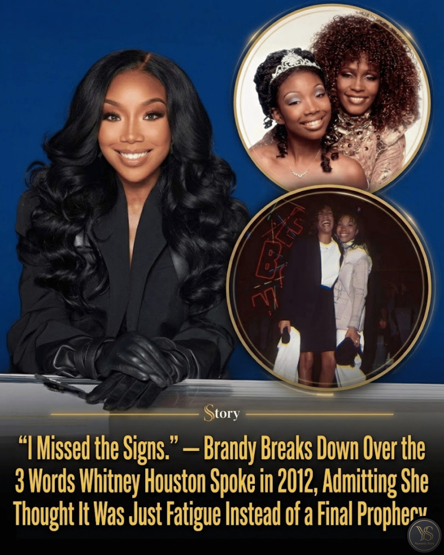 “I Missed the Signs.” — Brandy Breaks Down Over the 3 Words Whitney Houston Spoke in 2012, Admitting She Thought It Was Just Fatigue Instead of a Final Prophecy.