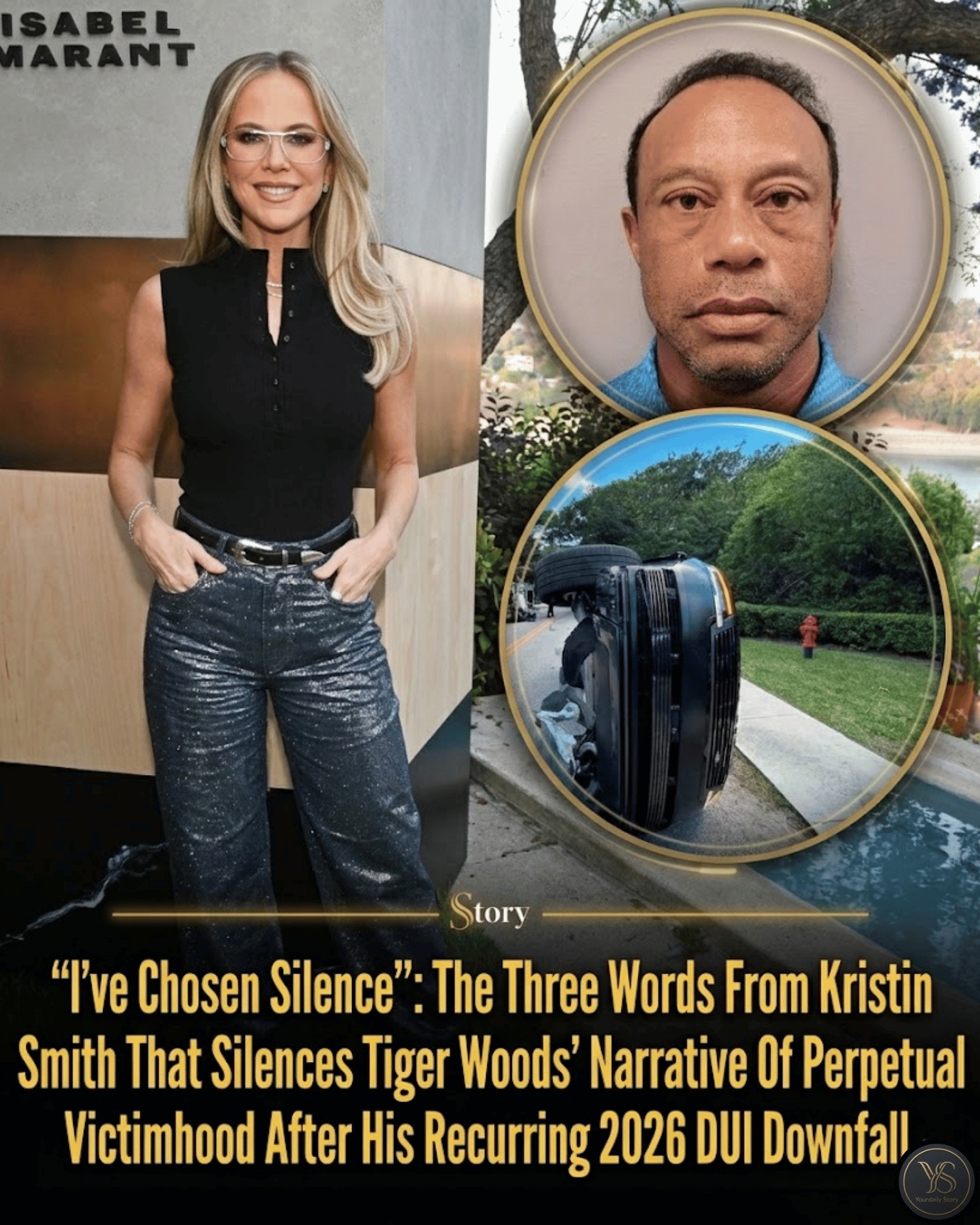 “I’ve Chosen Silence”: The Three Words From Kristin Smith That Silences Tiger Woods’ Narrative Of Perpetual Victimhood After His Recurring 2026 DUI Downfall.