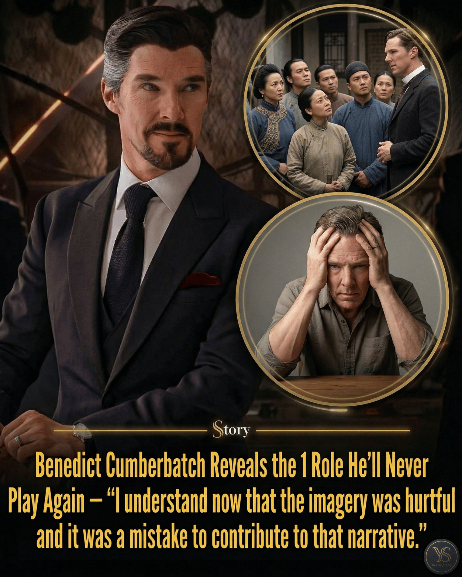 Benedict Cumberbatch Reveals the 1 Role He’ll Never Play Again — “I understand now that the imagery was hurtful and it was a mistake to contribute to that narrative.”