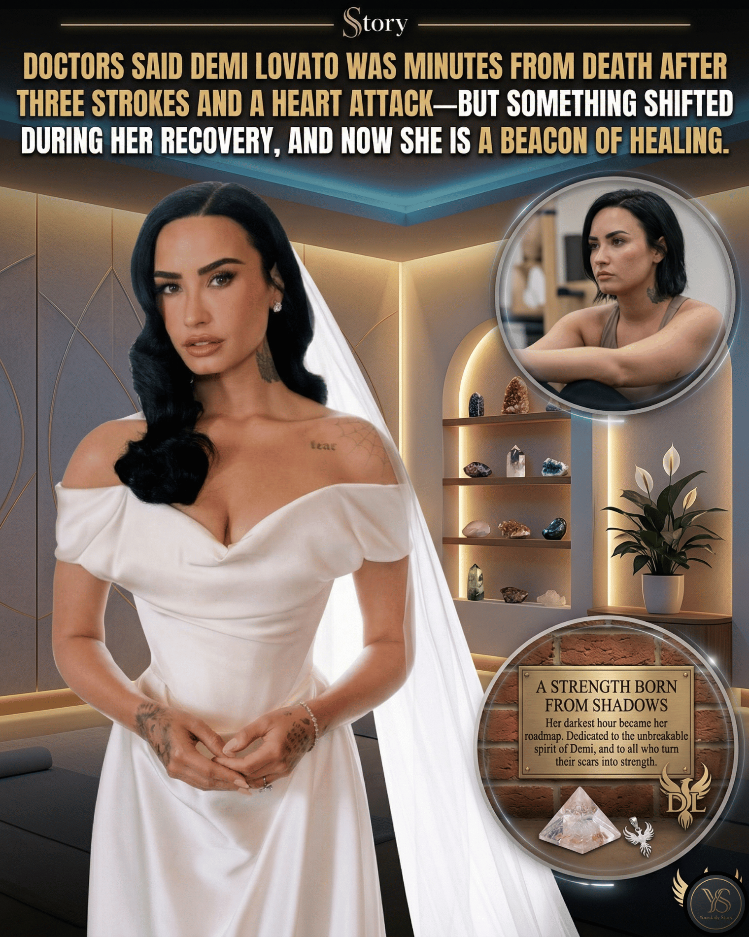 Doctors Said Demi Lovato Was Minutes From Death After Three Strokes And A Heart Attack—But Something Shifted During Her Recovery, And Now She Is A Beacon Of Healing.