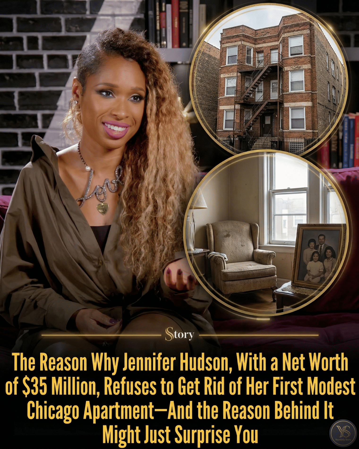 The Reason Why Jennifer Hudson, With a Net Worth of $35 Million, Refuses to Get Rid of Her First Modest Chicago Apartment—And the Reason Behind It Might Just Surprise You