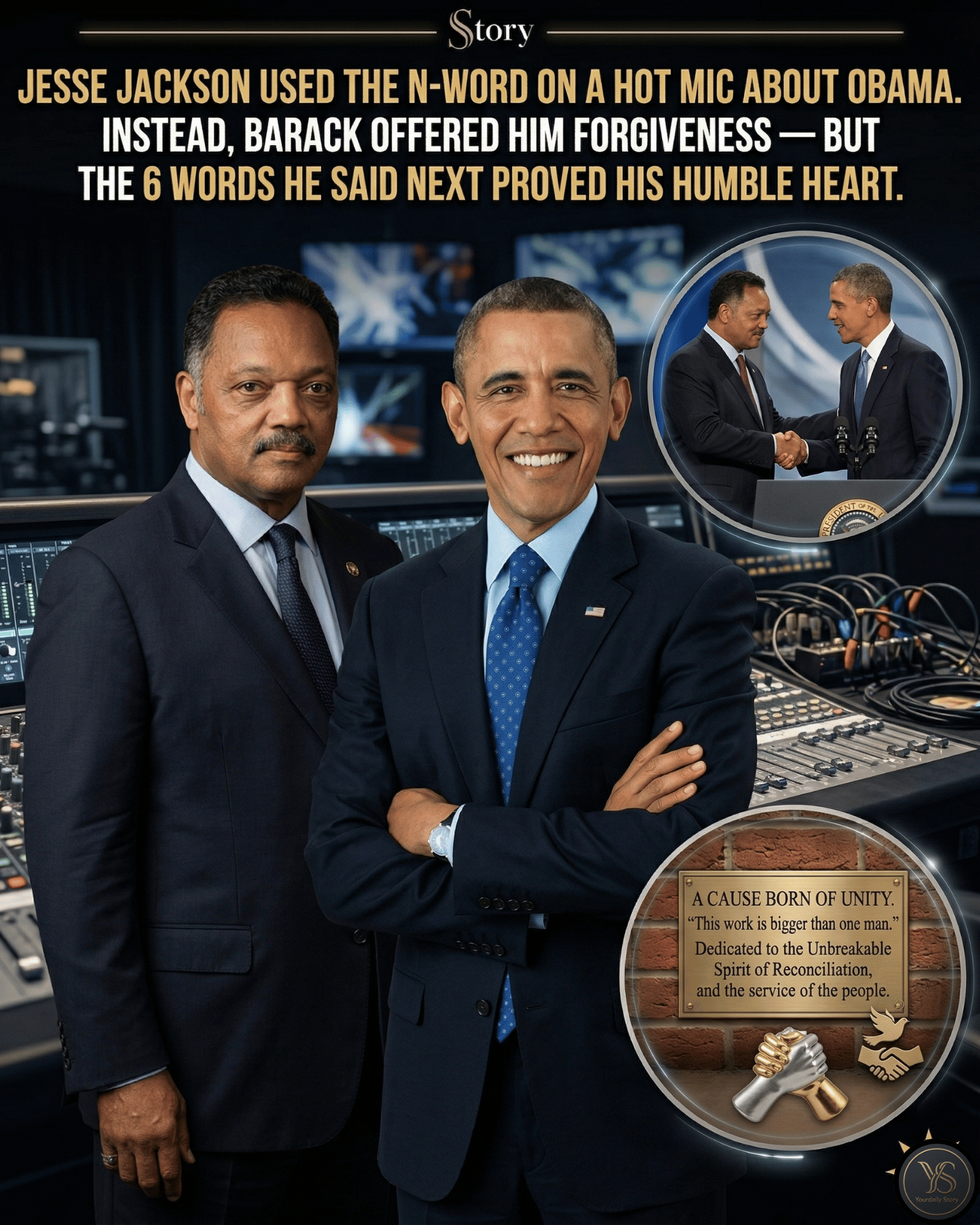 Jesse Jackson Used The n-word On A Hot Mic About Obama. Instead, Barack Offered Him Forgiveness — But The 6 Words He Said Next Proved His Humble Heart.