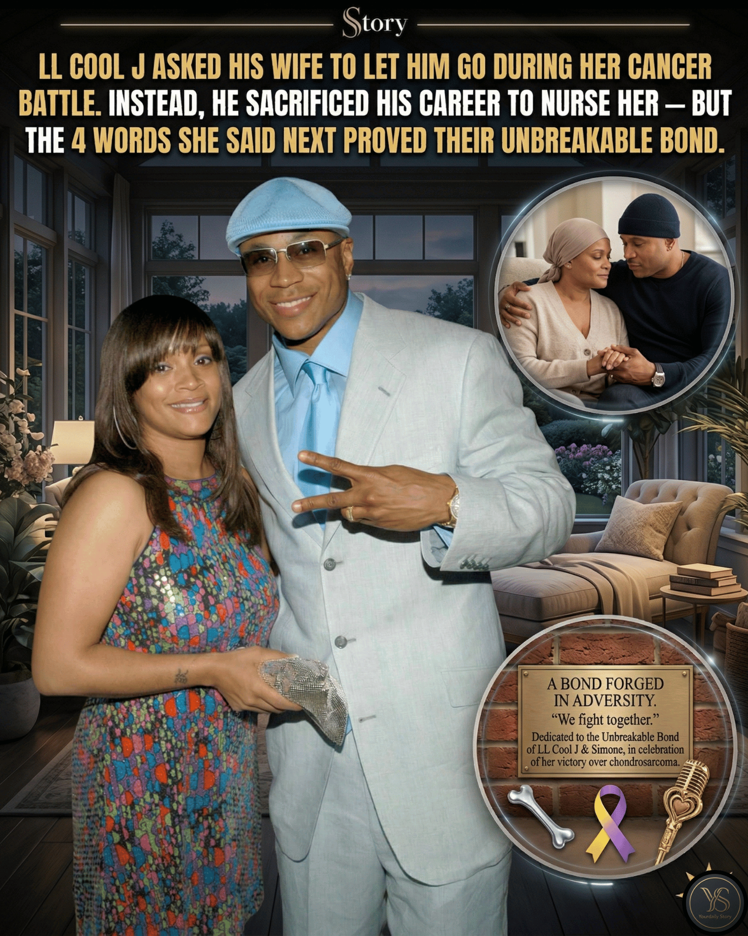 LL Cool J Asked His Wife To Let Him Go During Her Cancer Battle. Instead, He Sacrificed His Career To Nurse Her — But The 4 Words She Said Next Proved Their Unbreakable Bond
