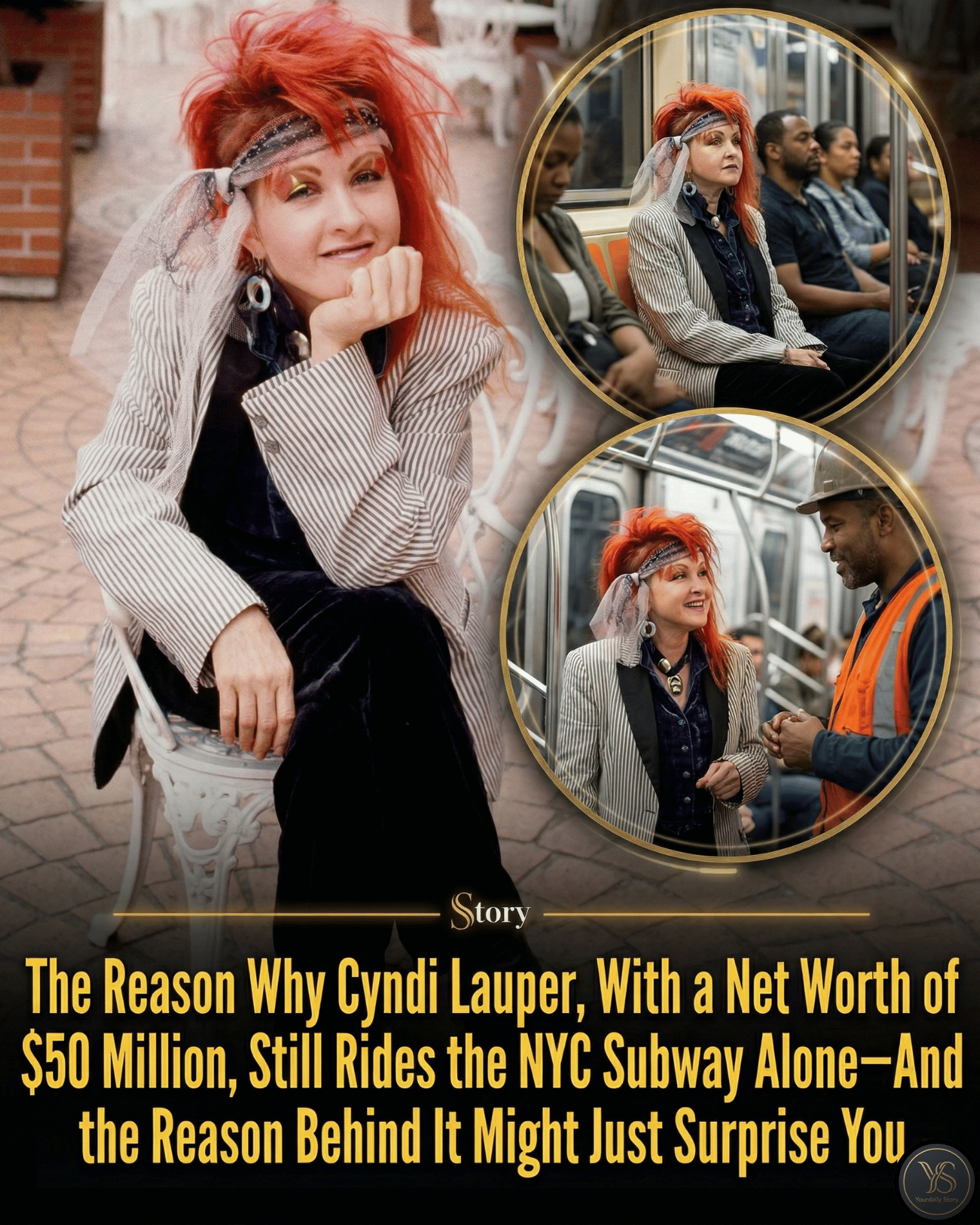 The Reason Why Cyndi Lauper, With a Net Worth of $50 Million, Still Rides the NYC Subway Alone—And the Reason Behind It Might Just Surprise You