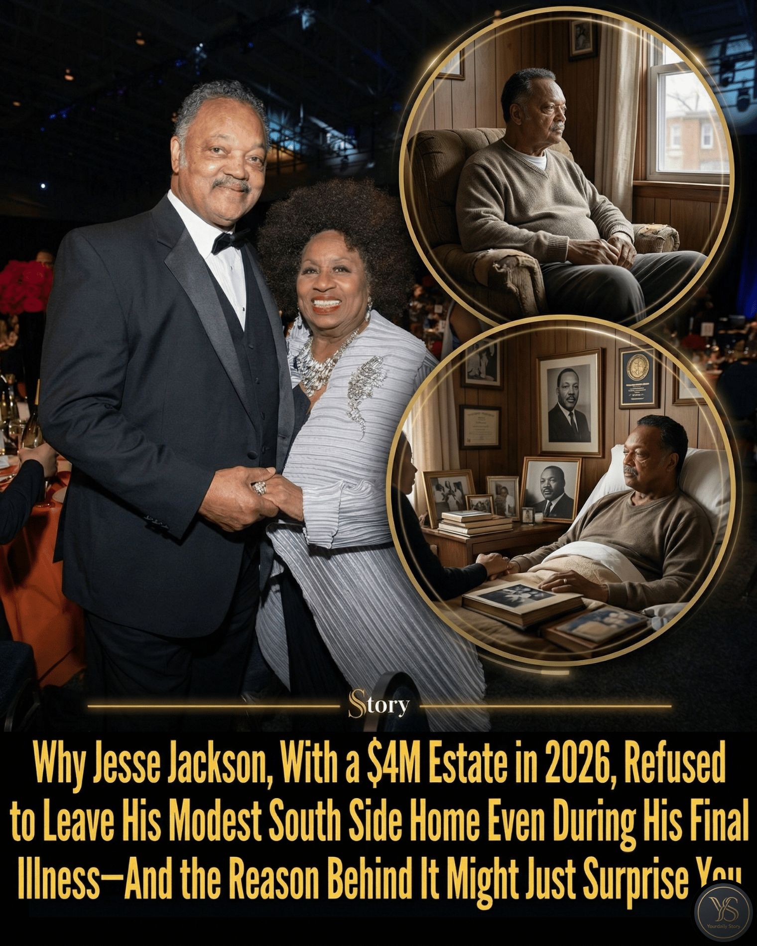 Why Jesse Jackson, With a $4M Estate in 2026, Refused to Leave His Modest South Side Home Even During His Final Illness—And the Reason Behind It Might Just Surprise You