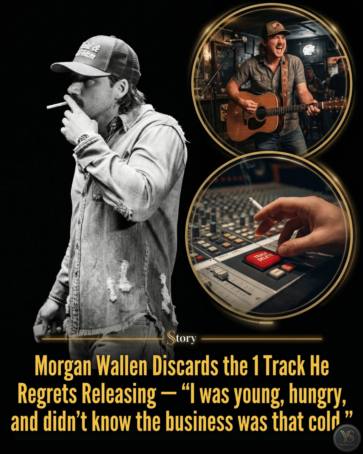 Morgan Wallen Discards the 1 Track He Regrets Releasing — “I was young, hungry, and didn’t know the business was that cold.”