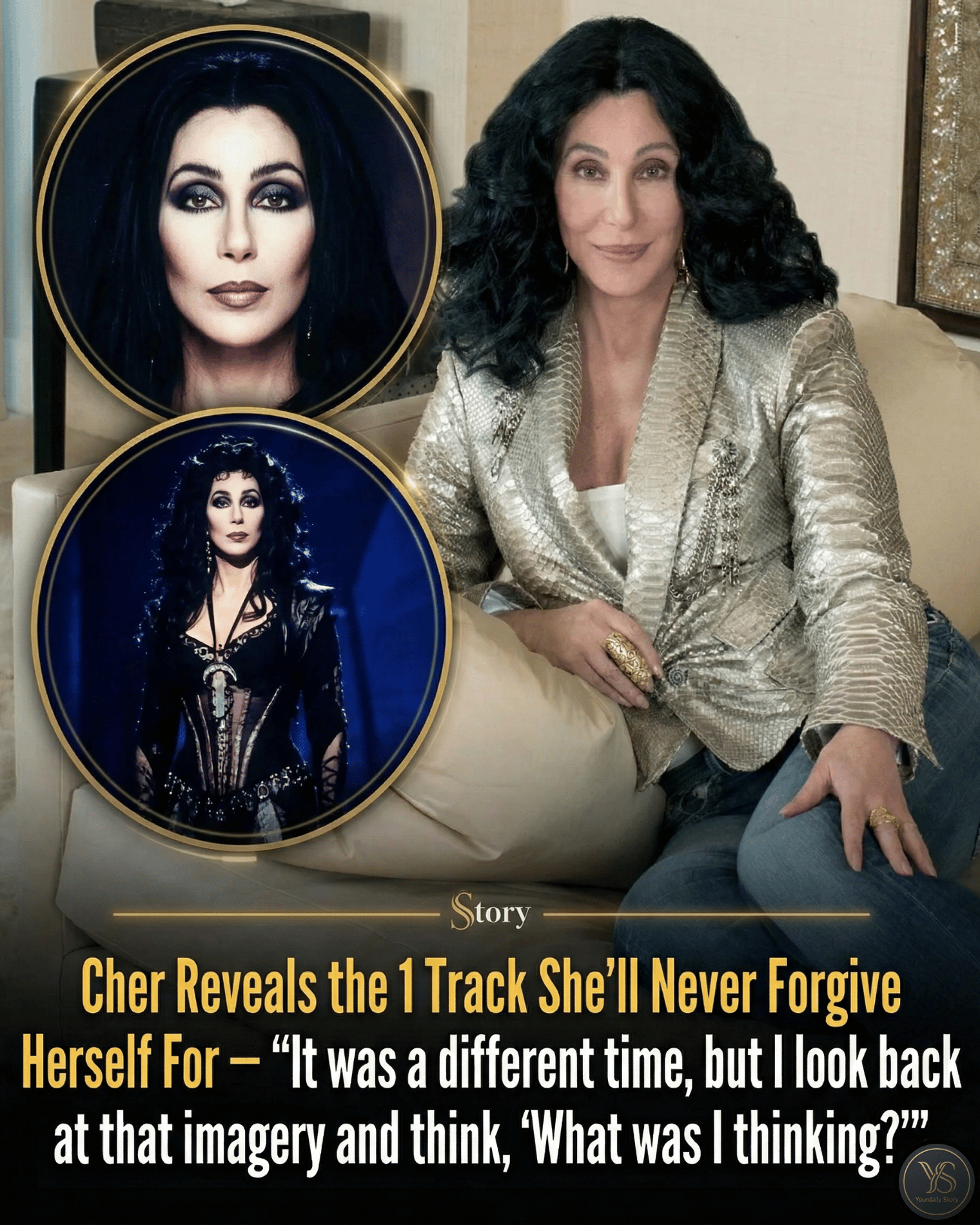Cher Reveals the 1 Track She’ll Never Forgive Herself For — “It was a different time, but I look back at that imagery and think, ‘What was I thinking?’”