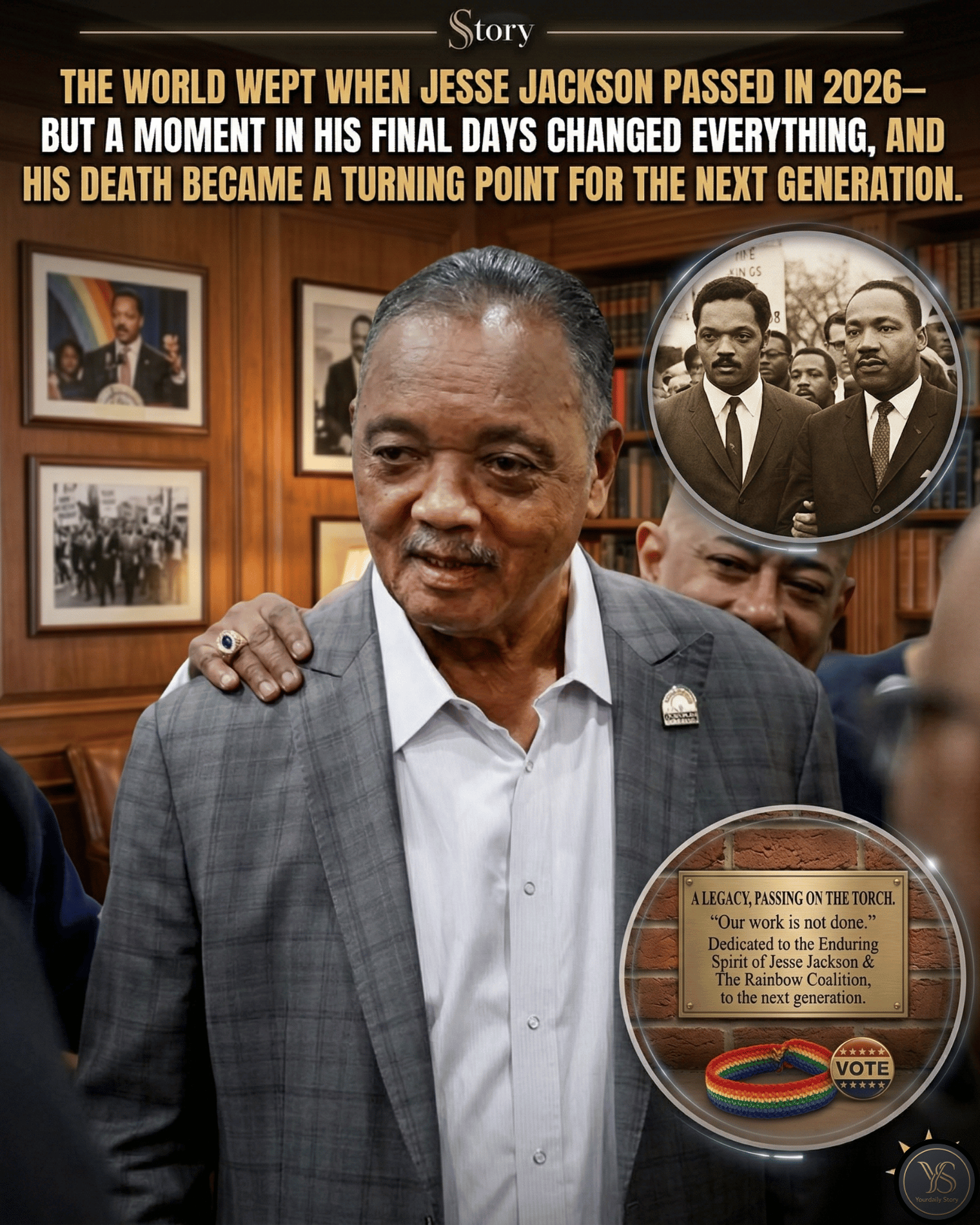 The World Wept When Jesse Jackson Passed In 2026—But A Moment In His Final Days Changed Everything, And His Death Became A Turning Point For The Next Generation.