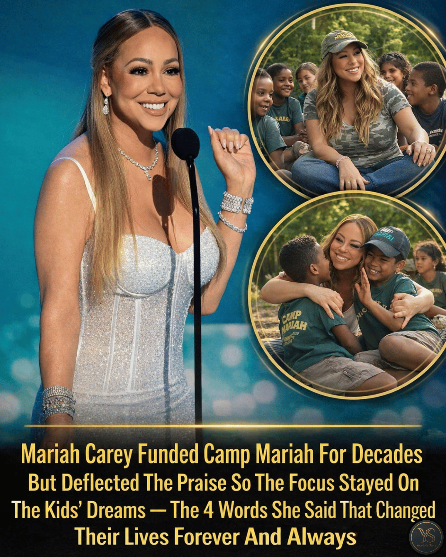 Mariah Carey Funded Camp Mariah For Decades But Deflected The Praise So The Focus Stayed On The Kids’ Dreams — The 4 Words She Said That Changed Their Lives Forever And Always