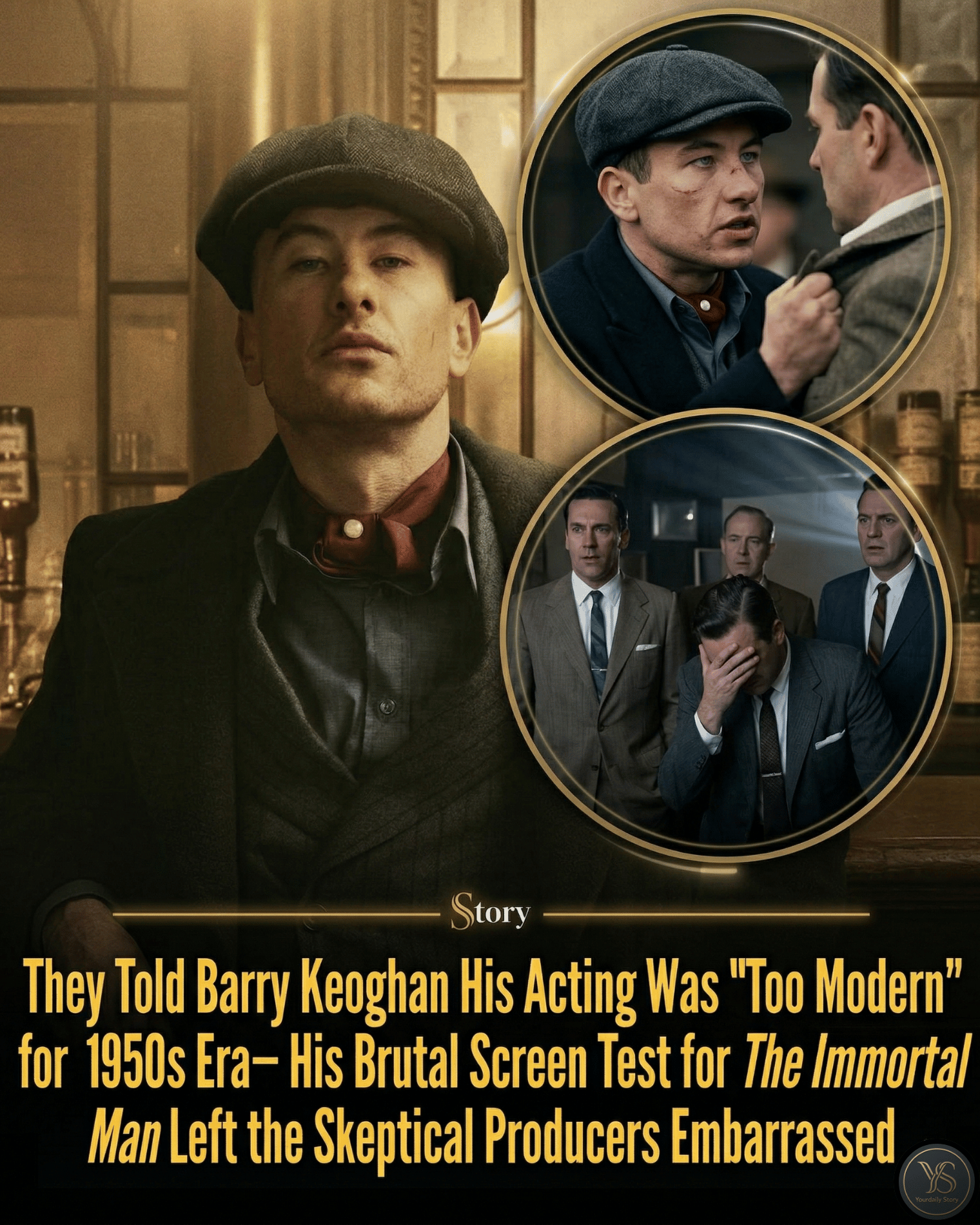 They Told Barry Keoghan His Acting Was “Too Modern” for the 1950s Era—His Brutal Screen Test for The Immortal Man Left the Skeptical Producers Embarrassed.