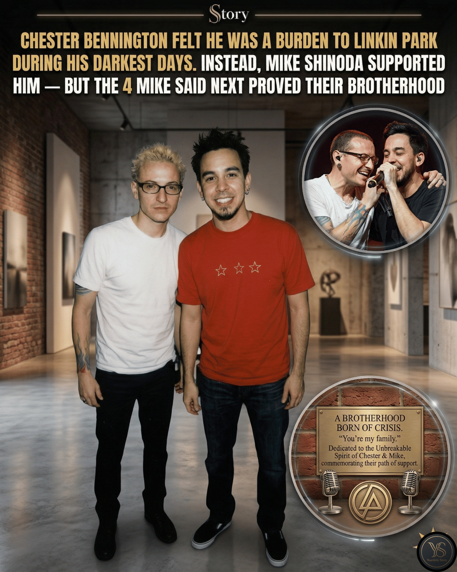 Chester Bennington Felt He Was A Burden To Linkin Park During His Darkest Days. Instead, Mike Shinoda Supported Him — But The 4 Words Mike Said Next Proved Their Brotherhood