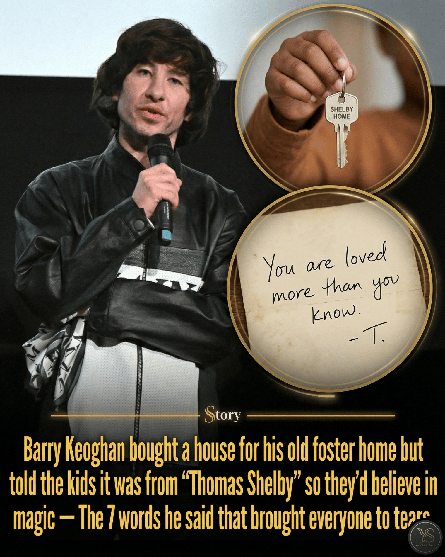 Barry Keoghan bought a house for his old foster home but told the kids it was from “Thomas Shelby” so they’d believe in magic — The 7 words he said that brought everyone to tears.