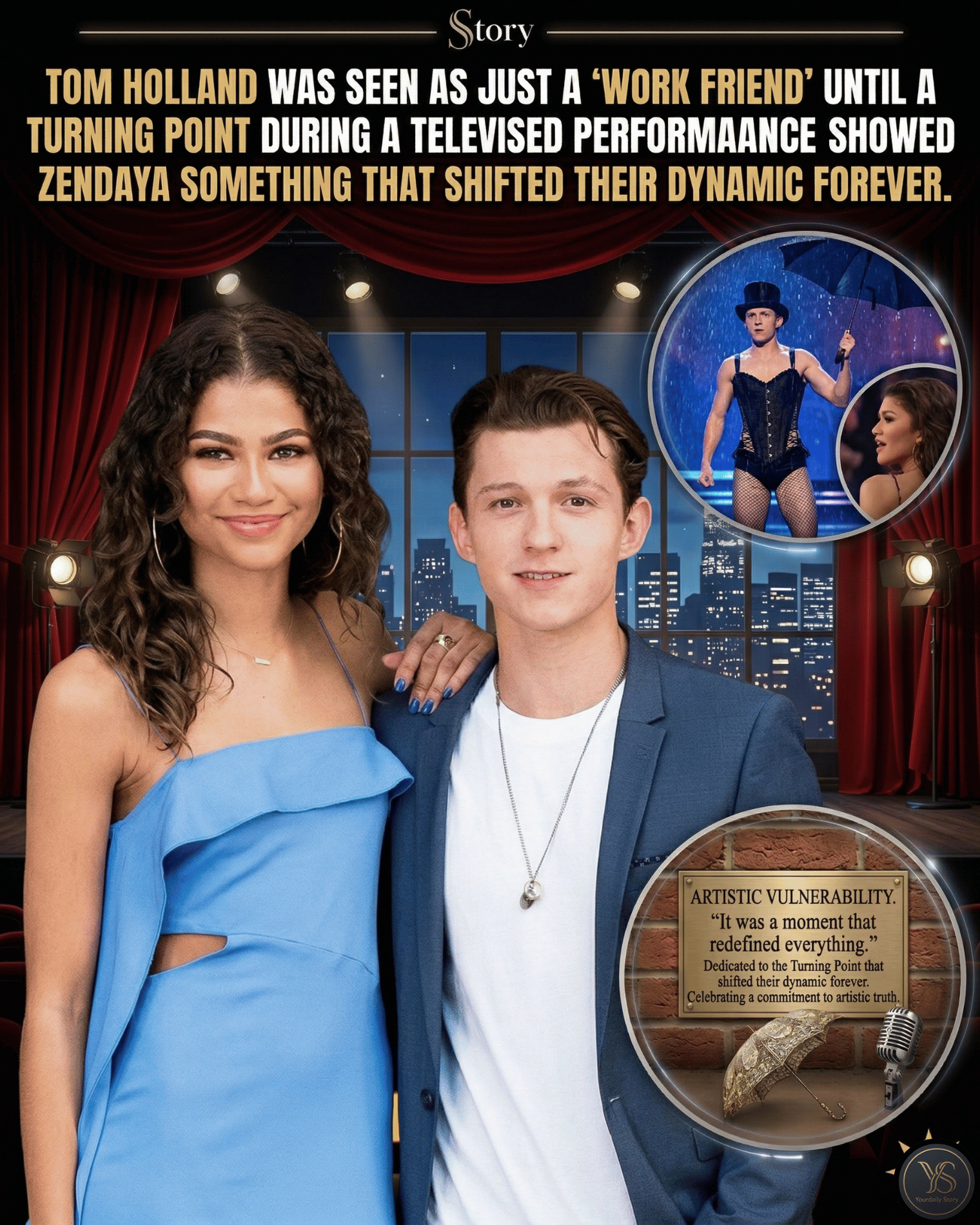 Tom Holland was seen as just a “work friend” until a turning point during a televised performance showed Zendaya something that shifted their dynamic forever.