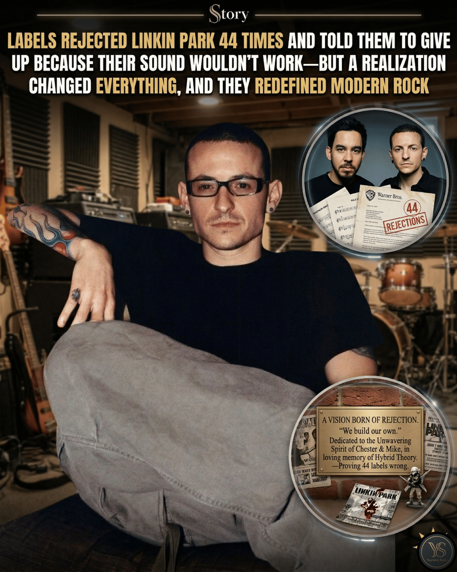 Labels Rejected Linkin Park 44 Times And Told Them To Give Up Because Their Sound Wouldn’t Work—But A Realization Changed Everything, And They Redefined Modern Rock