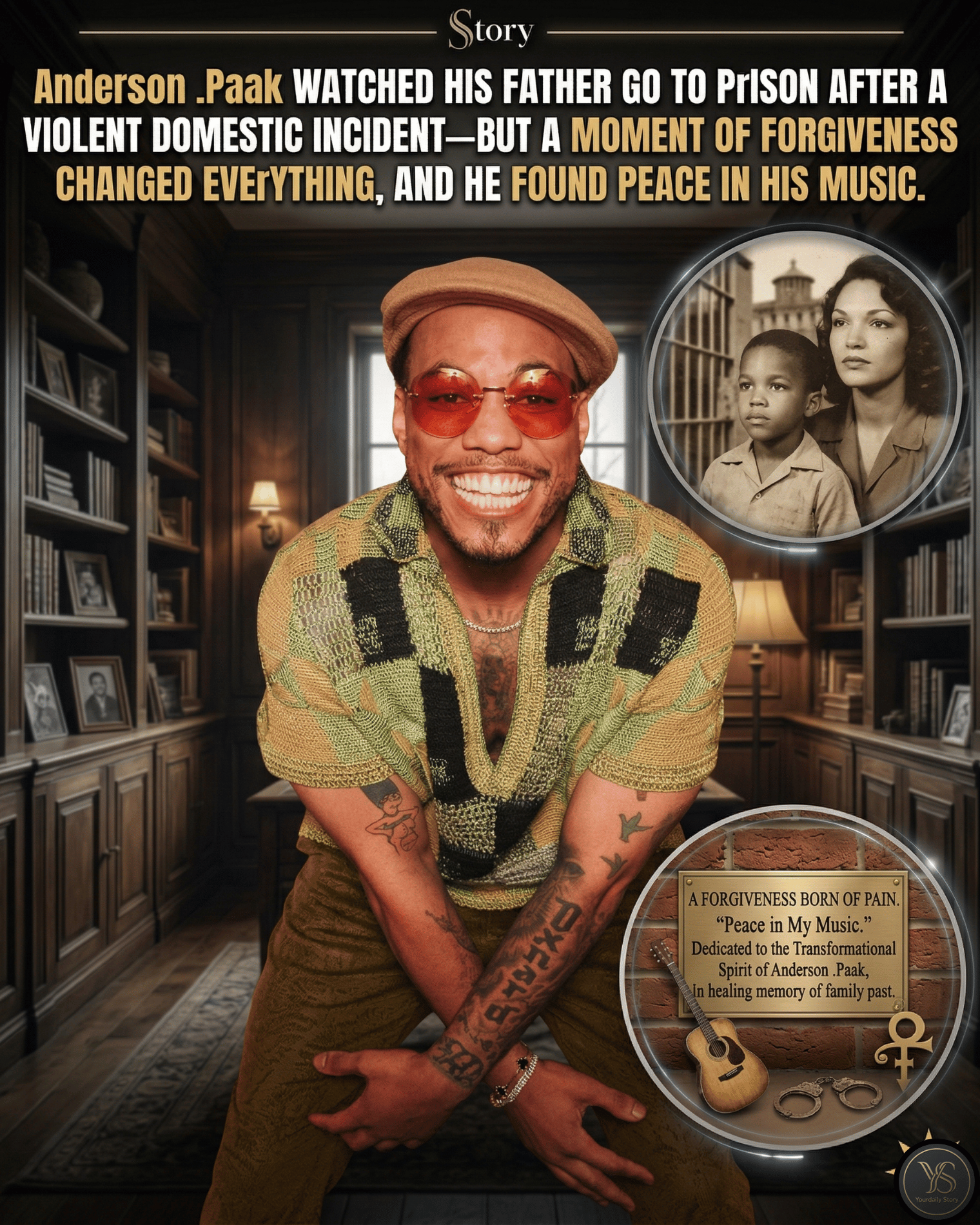 Anderson .Paak Watched His Father Go To Prison After A Violent Domestic Incident—But A Moment Of Forgiveness Changed Everything, And He Found Peace In His Music.