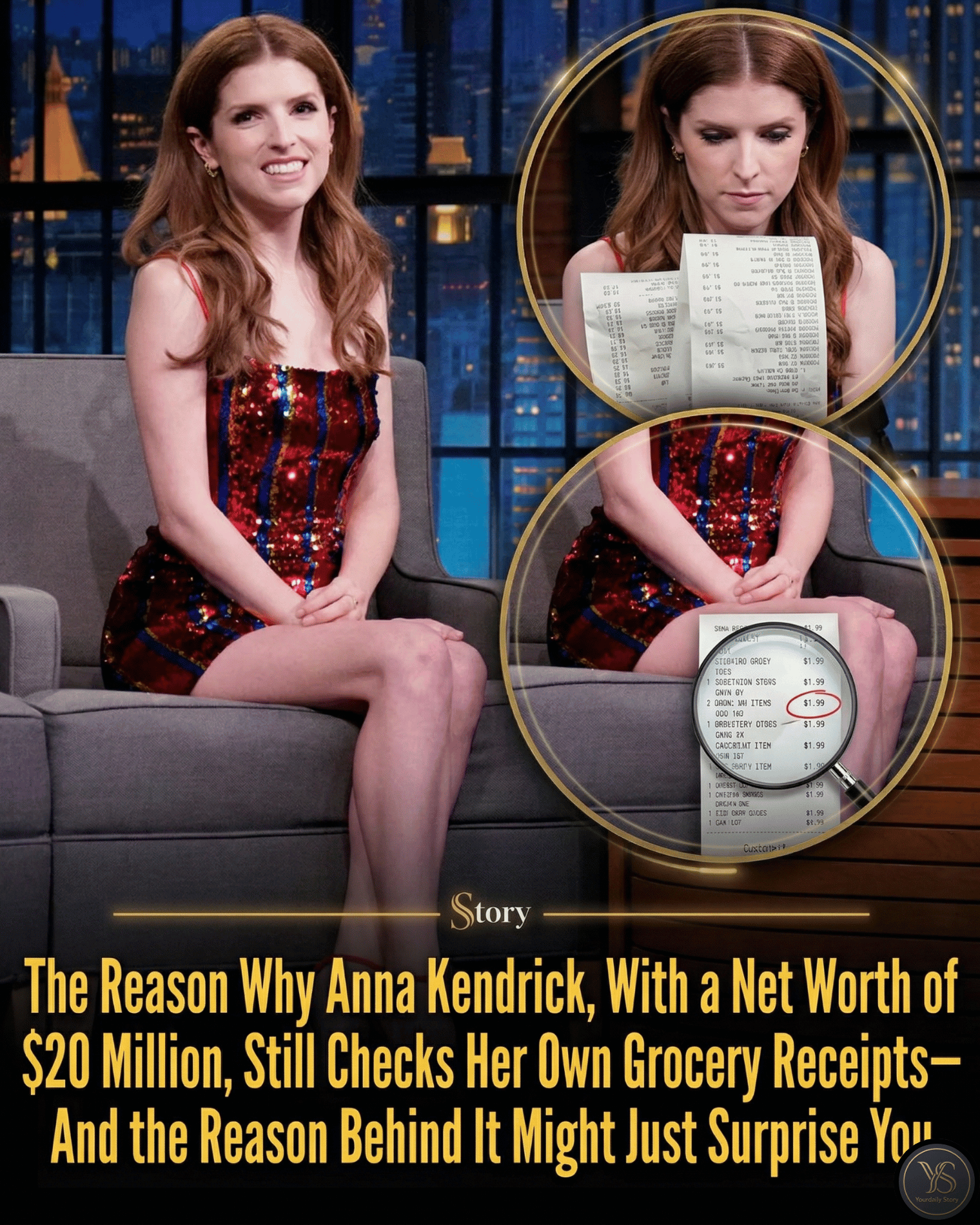 The Reason Why Anna Kendrick, With a Net Worth of $20 Million, Still Checks Her Own Grocery Receipts—And the Reason Behind It Might Just Surprise You