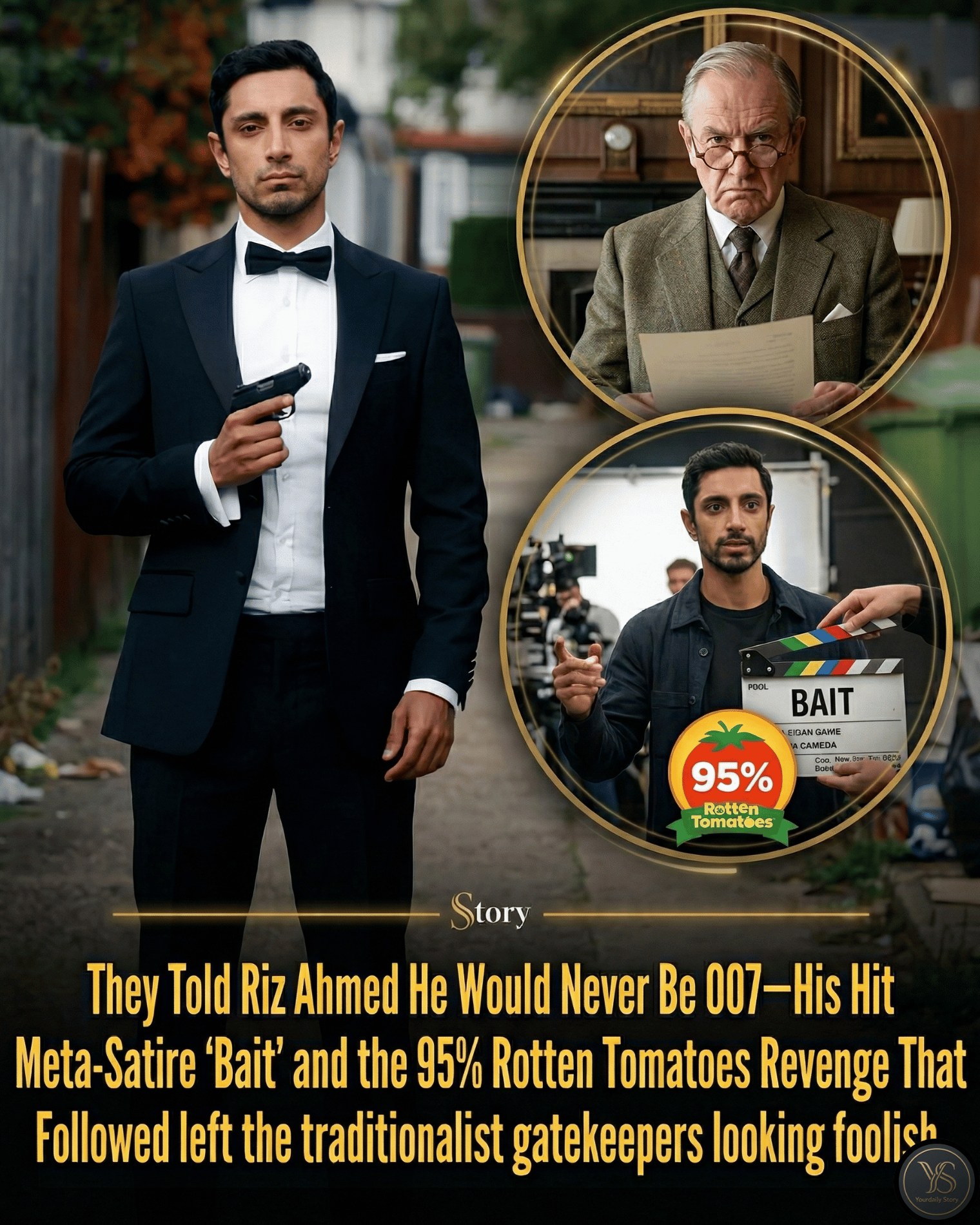 They Told Riz Ahmed He Would Never Be 007—His Hit Meta-Satire ‘Bait’ and the 95% Rotten Tomatoes Revenge That Followed left the traditionalist gatekeepers looking foolish.