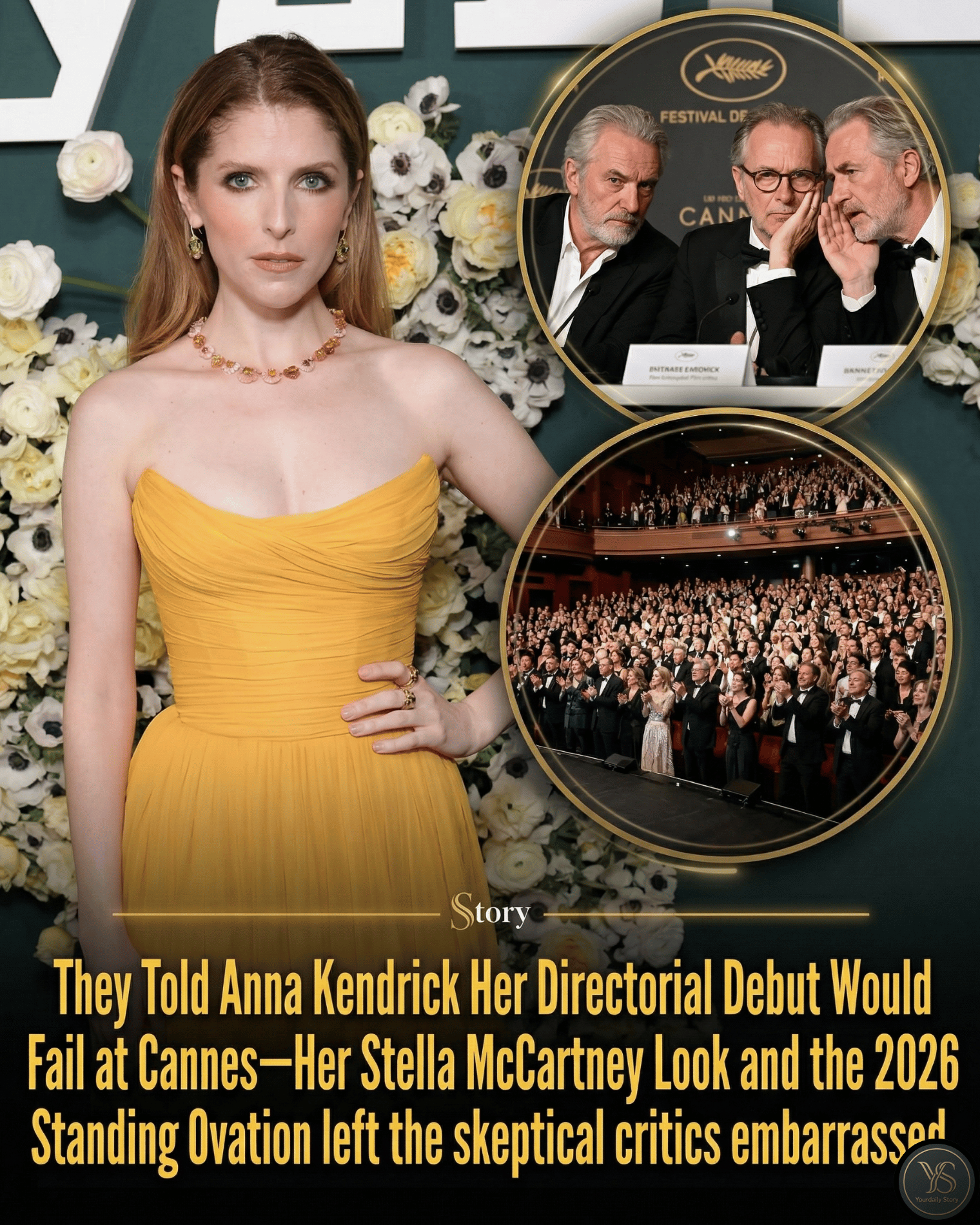 They Told Anna Kendrick Her Directorial Debut Would Fail at Cannes—Her Stella McCartney Look and the 2026 Standing Ovation left the skeptical critics embarrassed.