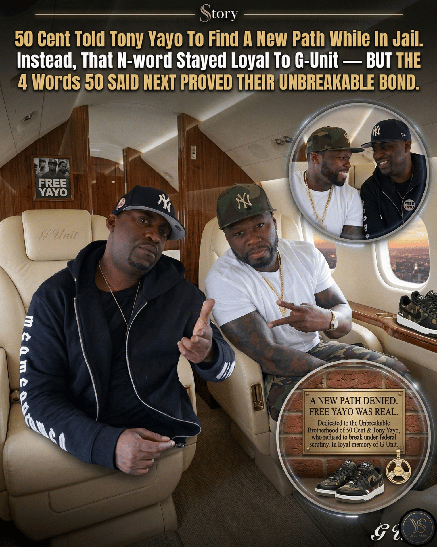 50 Cent Told Tony Yayo To Find A New Path While In Jail. Instead, That N-word Stayed Loyal To G-Unit — But The 4 Words 50 Said Next Proved Their Unbreakable Bond