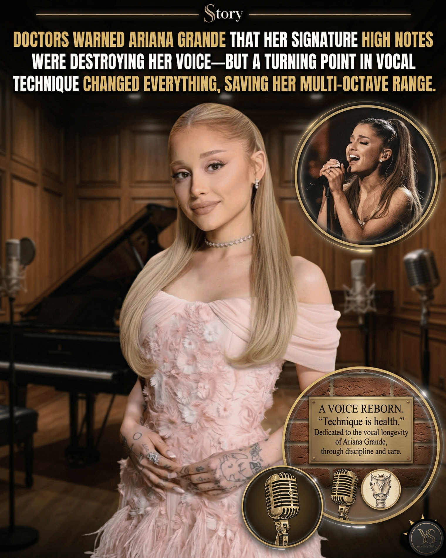 Doctors Warned Ariana Grande That Her Signature High Notes Were Destroying Her Voice—But A Turning Point In Vocal Technique Changed Everything, Saving Her Multi-Octave Range.