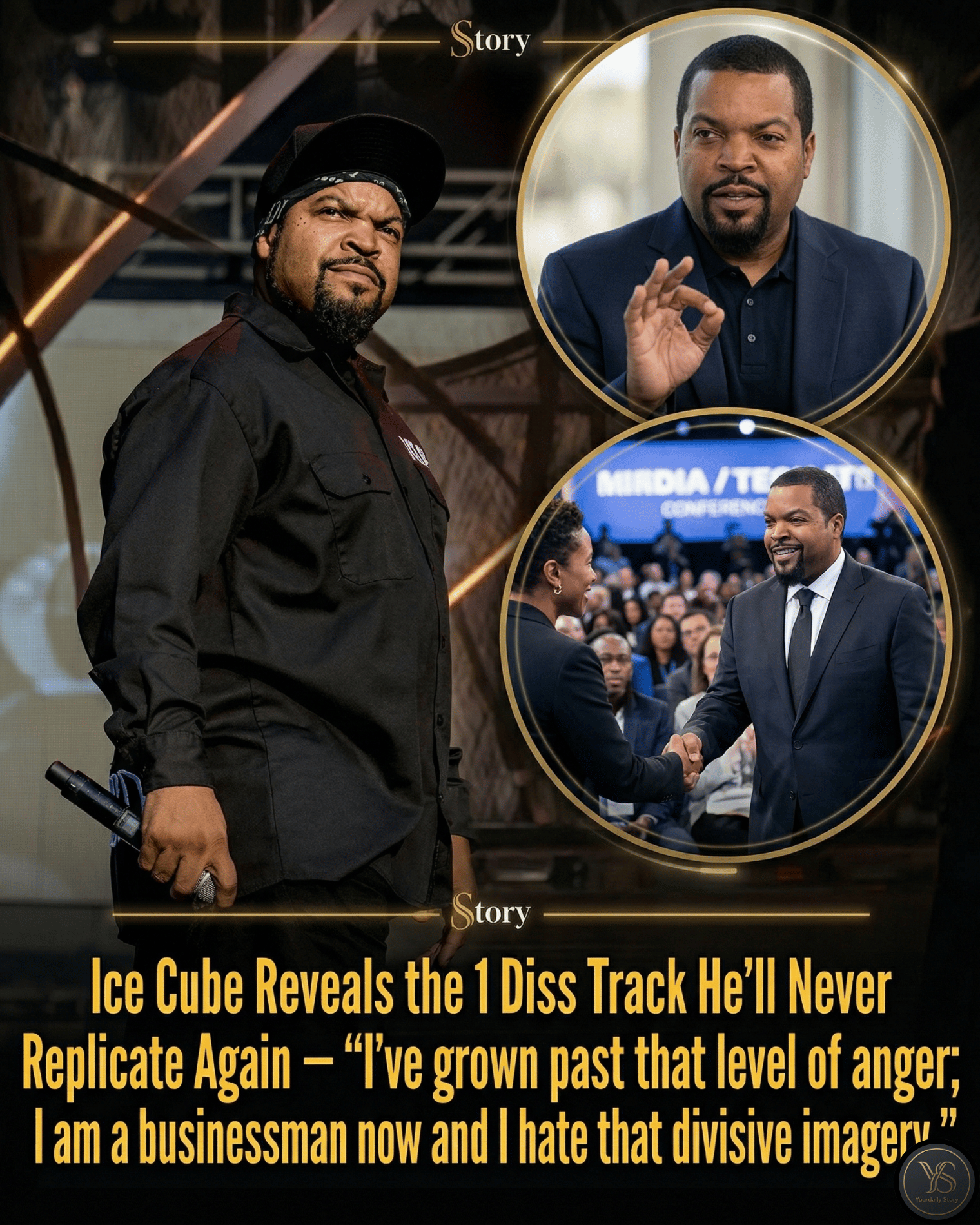 Ice Cube Reveals the 1 Diss Track He’ll Never Replicate Again — “I’ve grown past that level of anger; I am a businessman now and I hate that divisive imagery.”