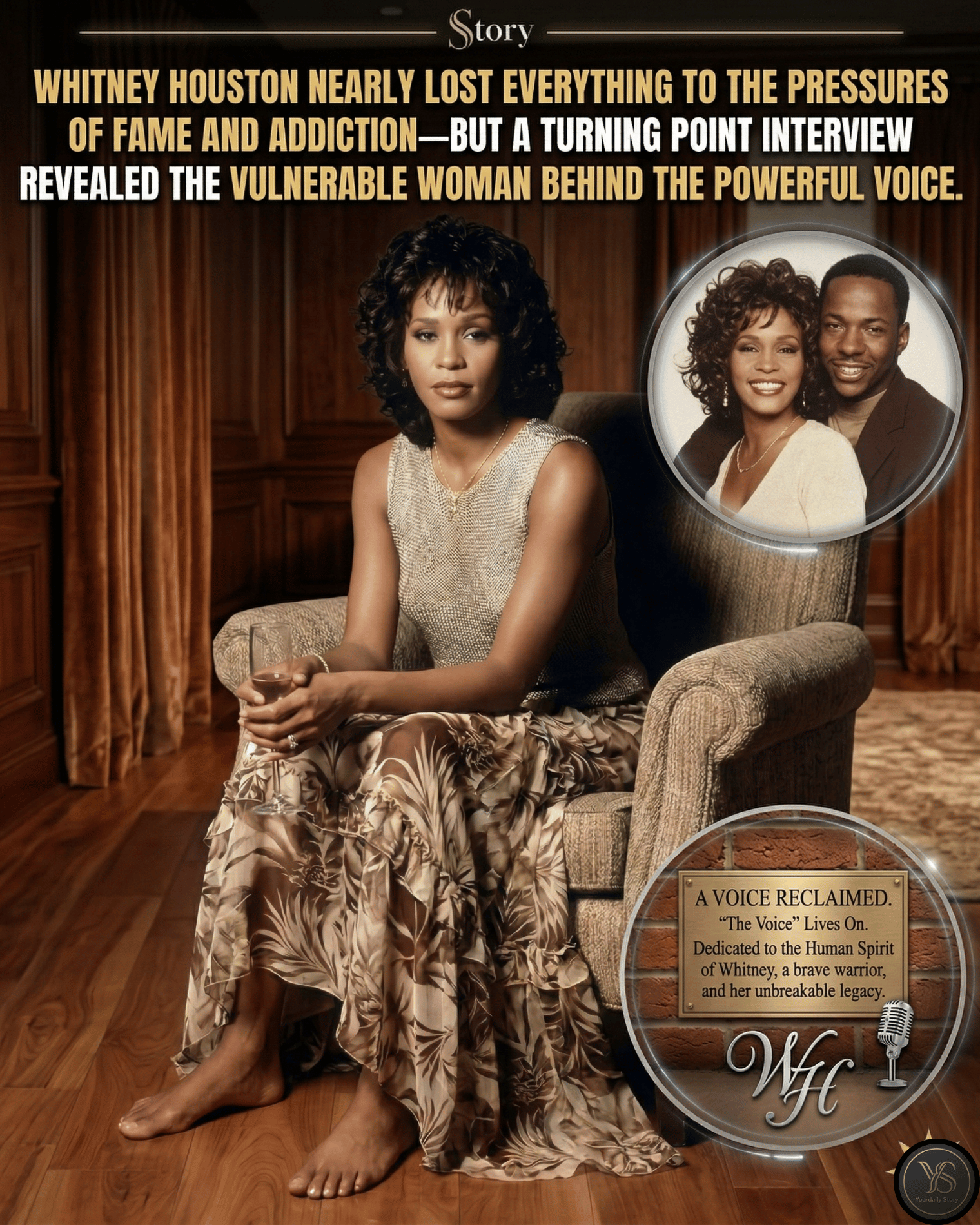 Whitney Houston Nearly Lost Everything To The Pressures Of Fame And Addiction—But A Turning Point Interview Revealed The Vulnerable Woman Behind The Powerful Voice.