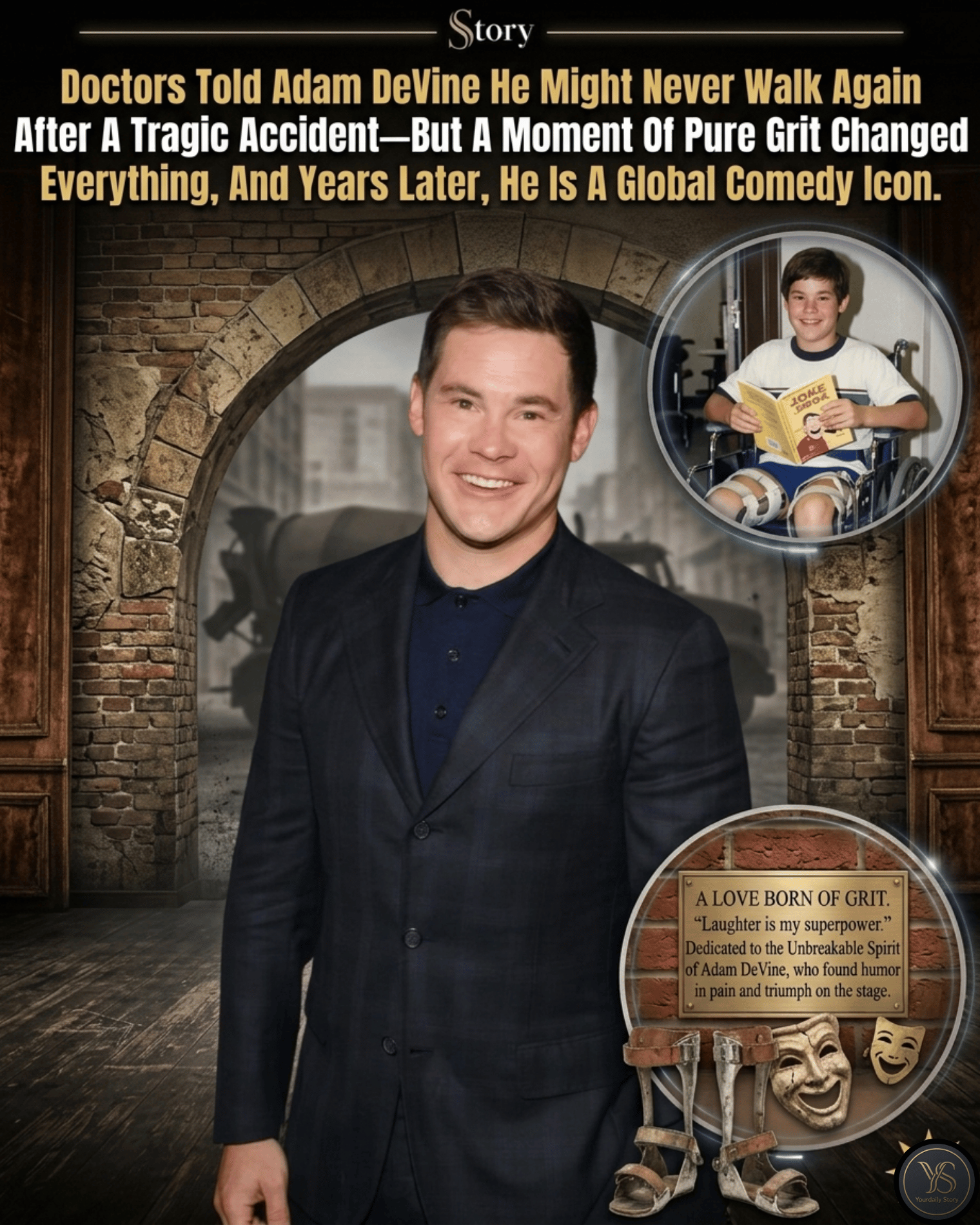 Doctors Told Adam DeVine He Might Never Walk Again After A Tragic Accident—But A Moment Of Pure Grit Changed Everything, And Years Later, He Is A Global Comedy Icon.