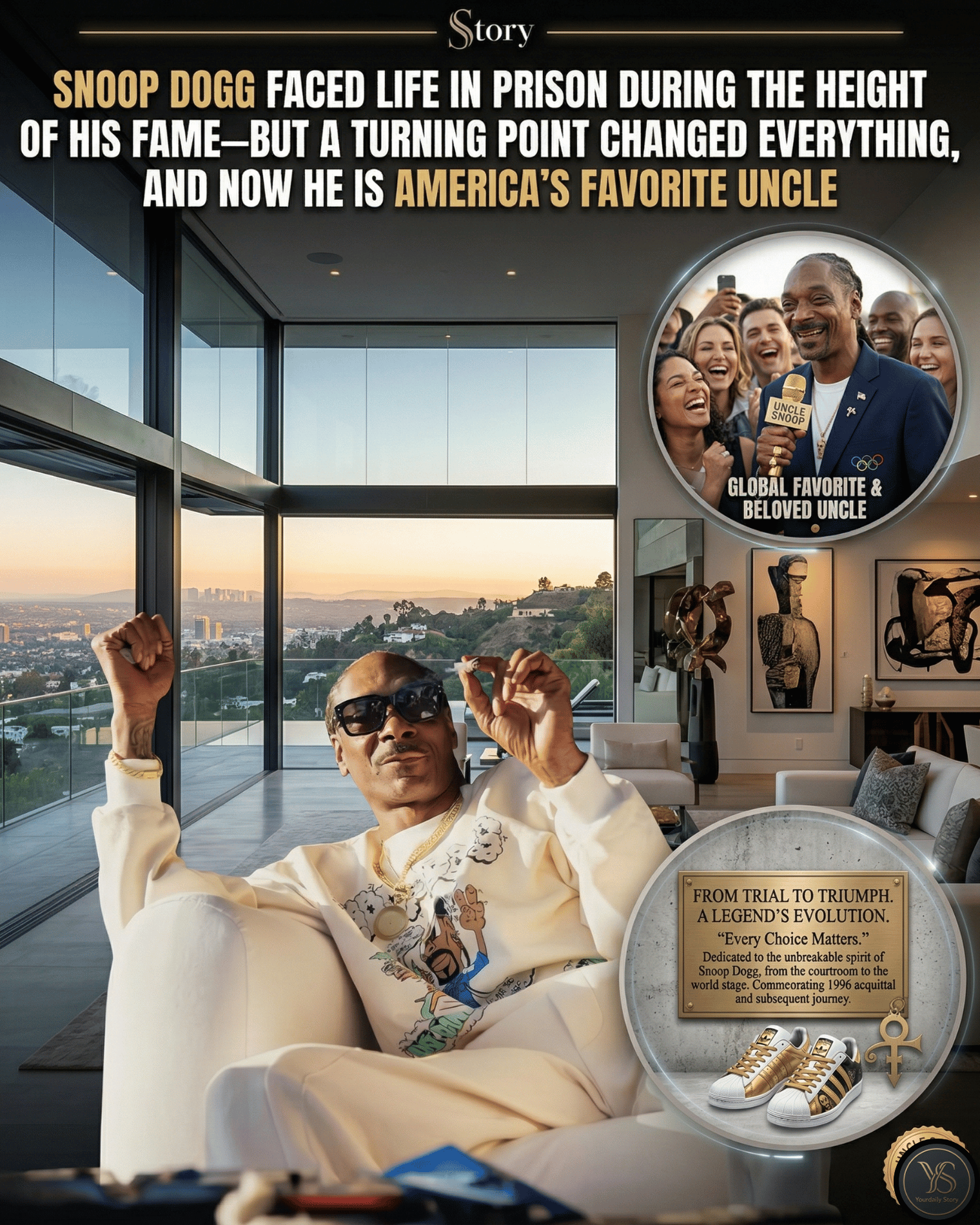 Snoop Dogg Faced Life In Prison During The Height Of His Fame—But A Turning Point Changed Everything, And Now He Is America’s Favorite Uncle