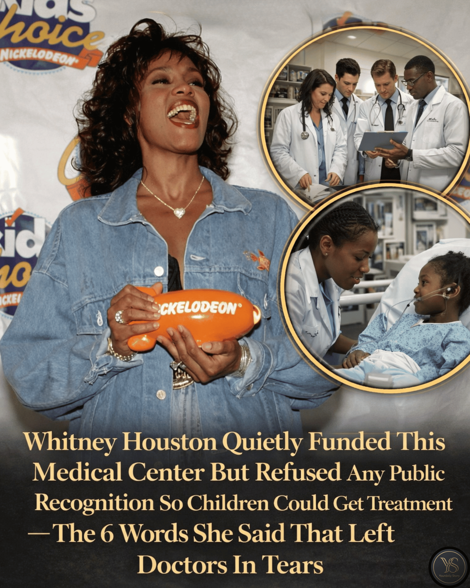 Whitney Houston Quietly Funded This Medical Center But Refused Any Public Recognition So Children Could Get Treatment — The 6 Words She Said That Left Doctors In Tears