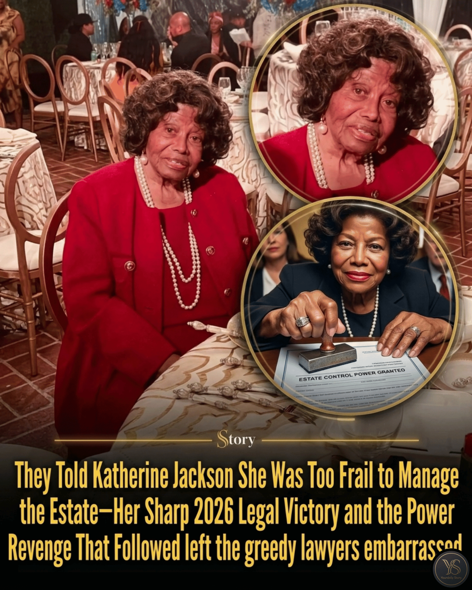 They Told Katherine Jackson She Was Too Frail to Manage the Estate—Her Sharp 2026 Legal Victory and the Power Revenge That Followed left the greedy lawyers embarrassed.