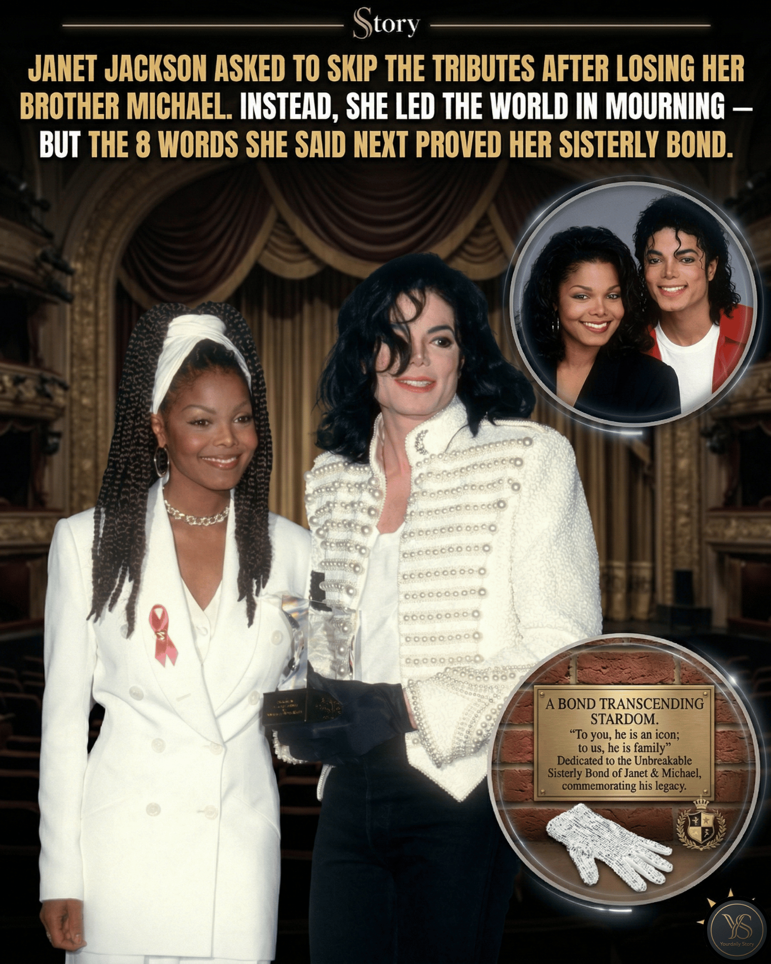 Janet Jackson Asked To Skip The Tributes After Losing Her Brother Michael. Instead, She Led The World In Mourning — But The 8 Words She Said Next Proved Her Sisterly Bond.