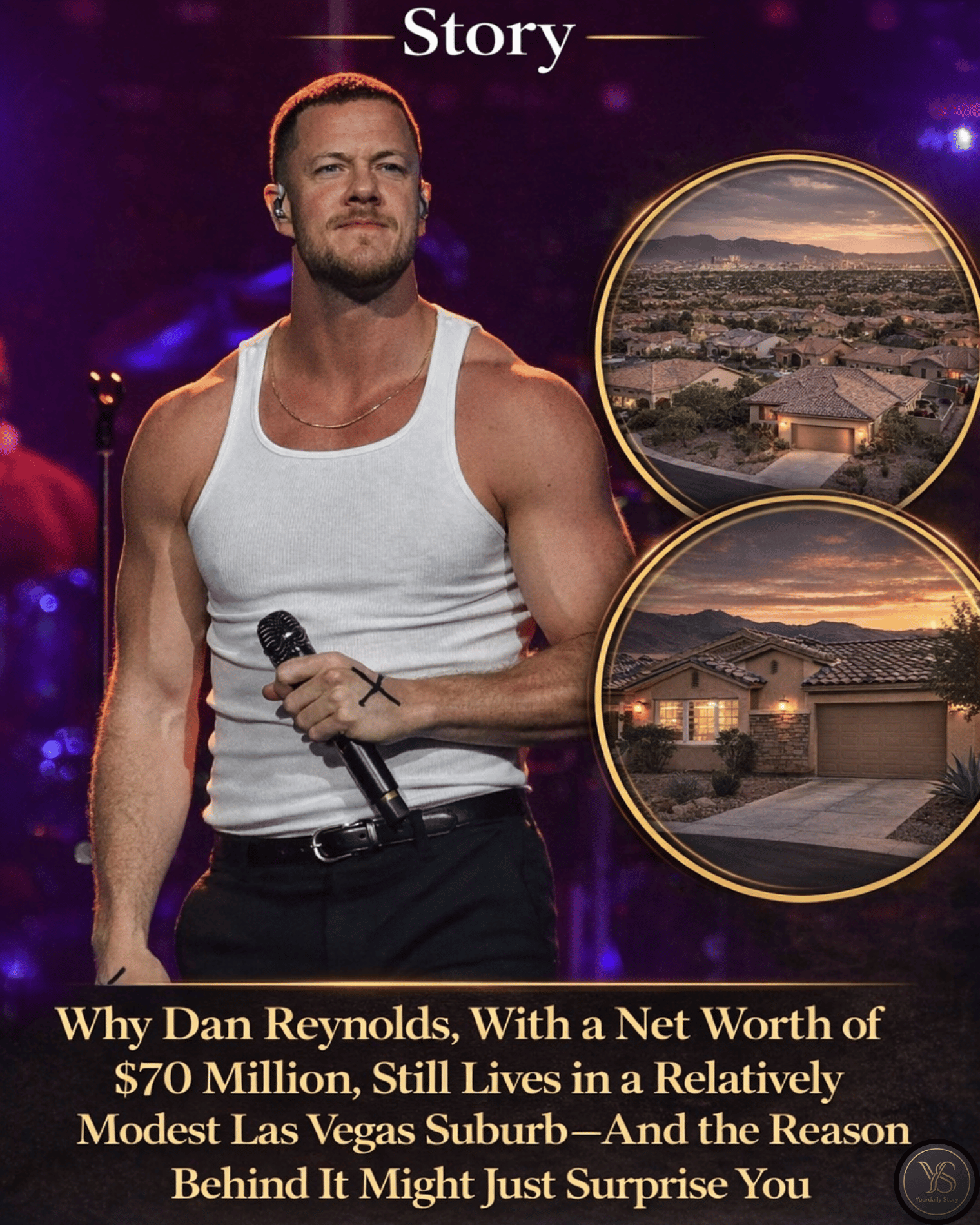 Why Dan Reynolds, With a Net Worth of $70 Million, Still Lives in a Relatively Modest Las Vegas Suburb—And the Reason Behind It Might Just Surprise You