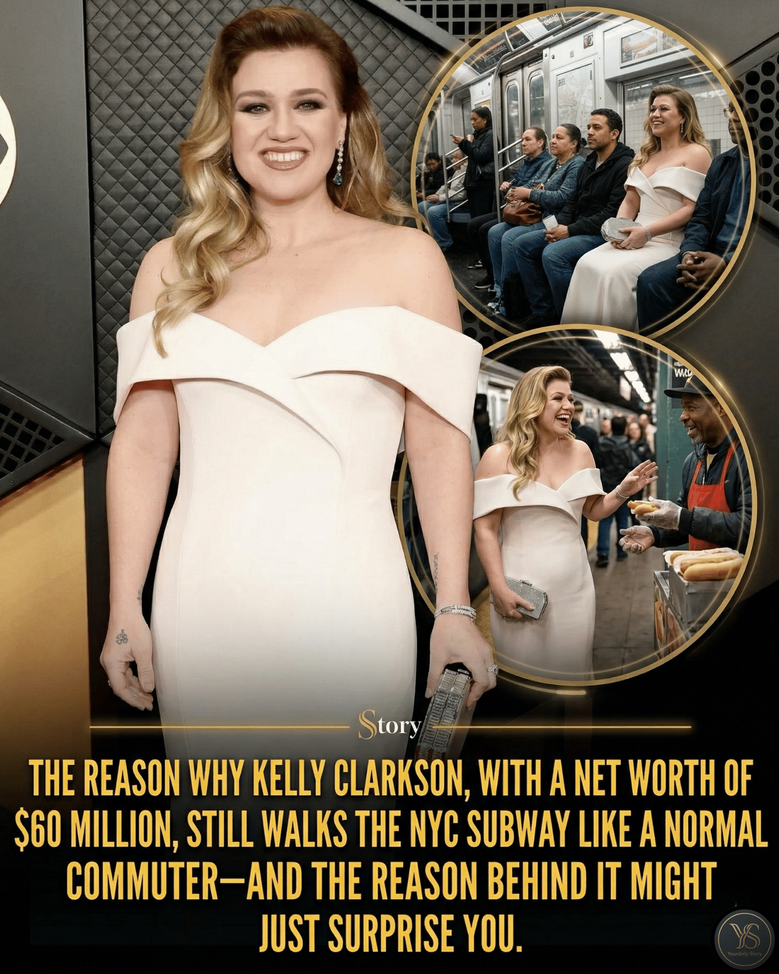 The Reason Why Kelly Clarkson, With a Net Worth of $60 Million, Still Walks the NYC Subway Like a Normal Commuter—And the Reason Behind It Might Just Surprise You