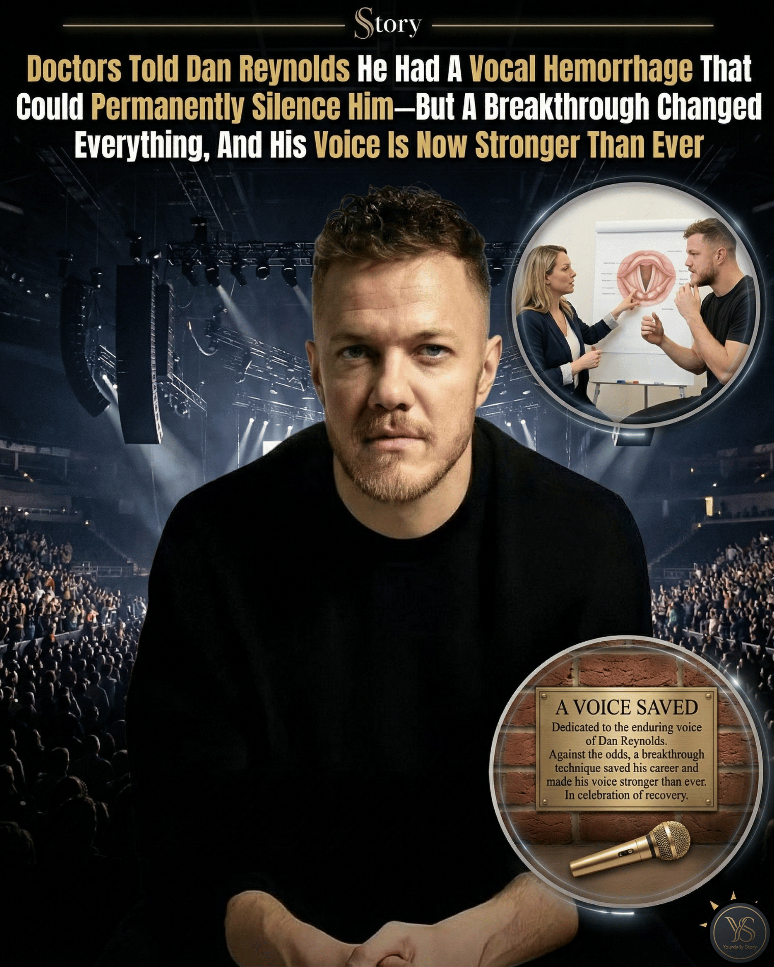 Doctors Told Dan Reynolds He Had A Vocal Hemorrhage That Could Permanently Silence Him—But A Breakthrough Changed Everything, And His Voice Is Now Stronger Than Ever