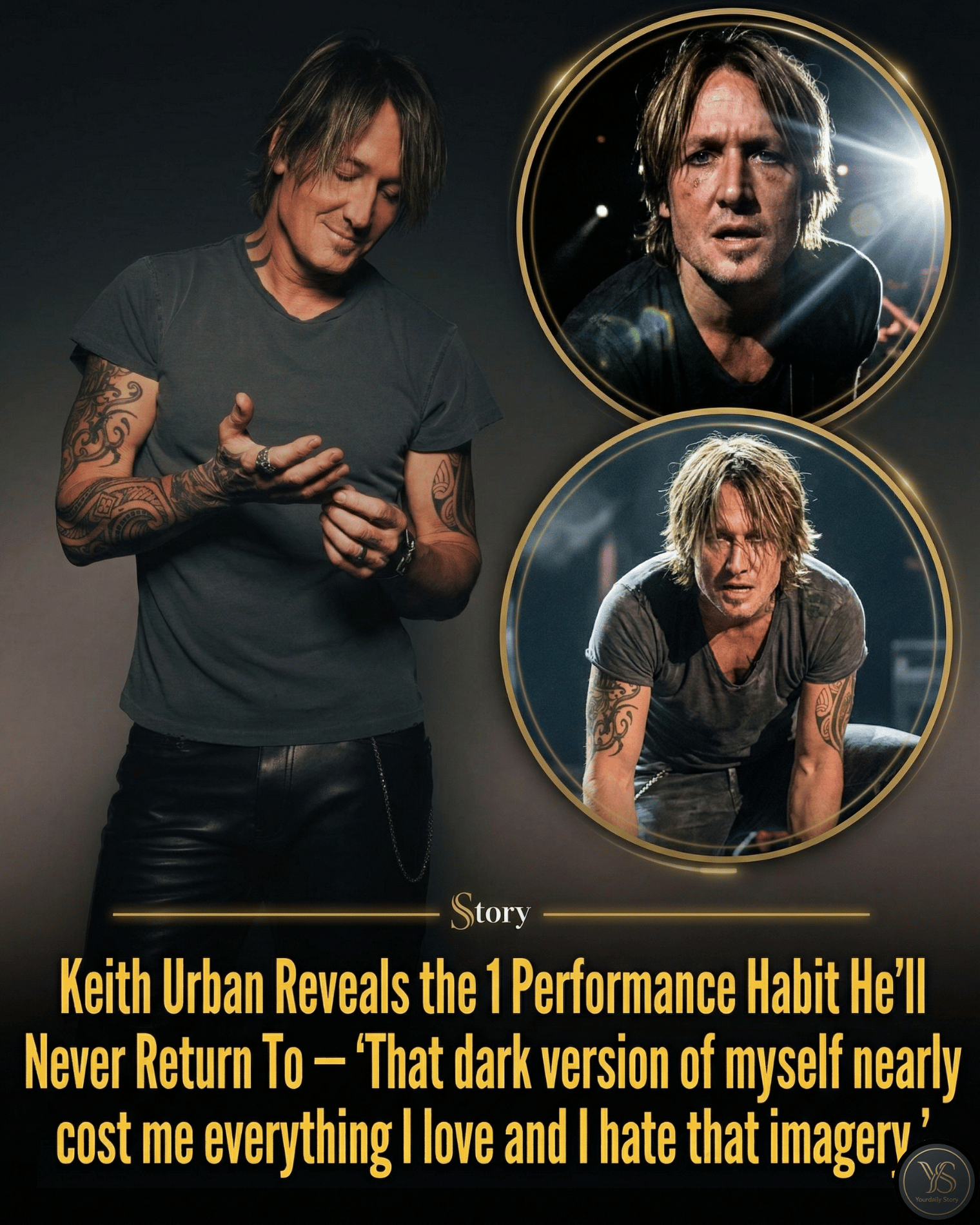 Keith Urban Reveals the 1 Performance Habit He’ll Never Return To — “That dark version of myself nearly cost me everything I love and I hate that imagery.”