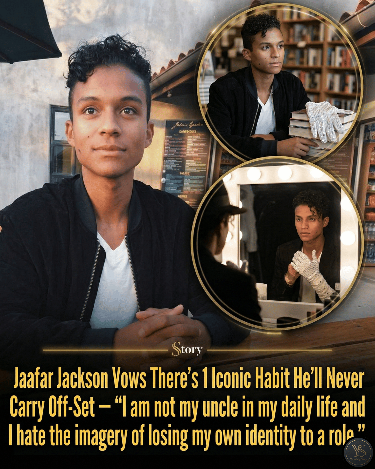Jaafar Jackson Vows There’s 1 Iconic Habit He’ll Never Carry Off-Set — “I am not my uncle in my daily life and I hate the imagery of losing my own identity to a role.”