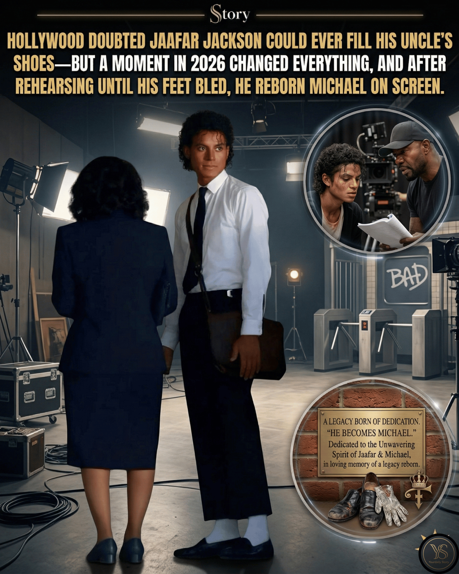 Hollywood Doubted Jaafar Jackson Could Ever Fill His Uncle’s Shoes—But A Moment In 2026 Changed Everything, And After Rehearsing Until His Feet Bled, He Reborn Michael On Screen.