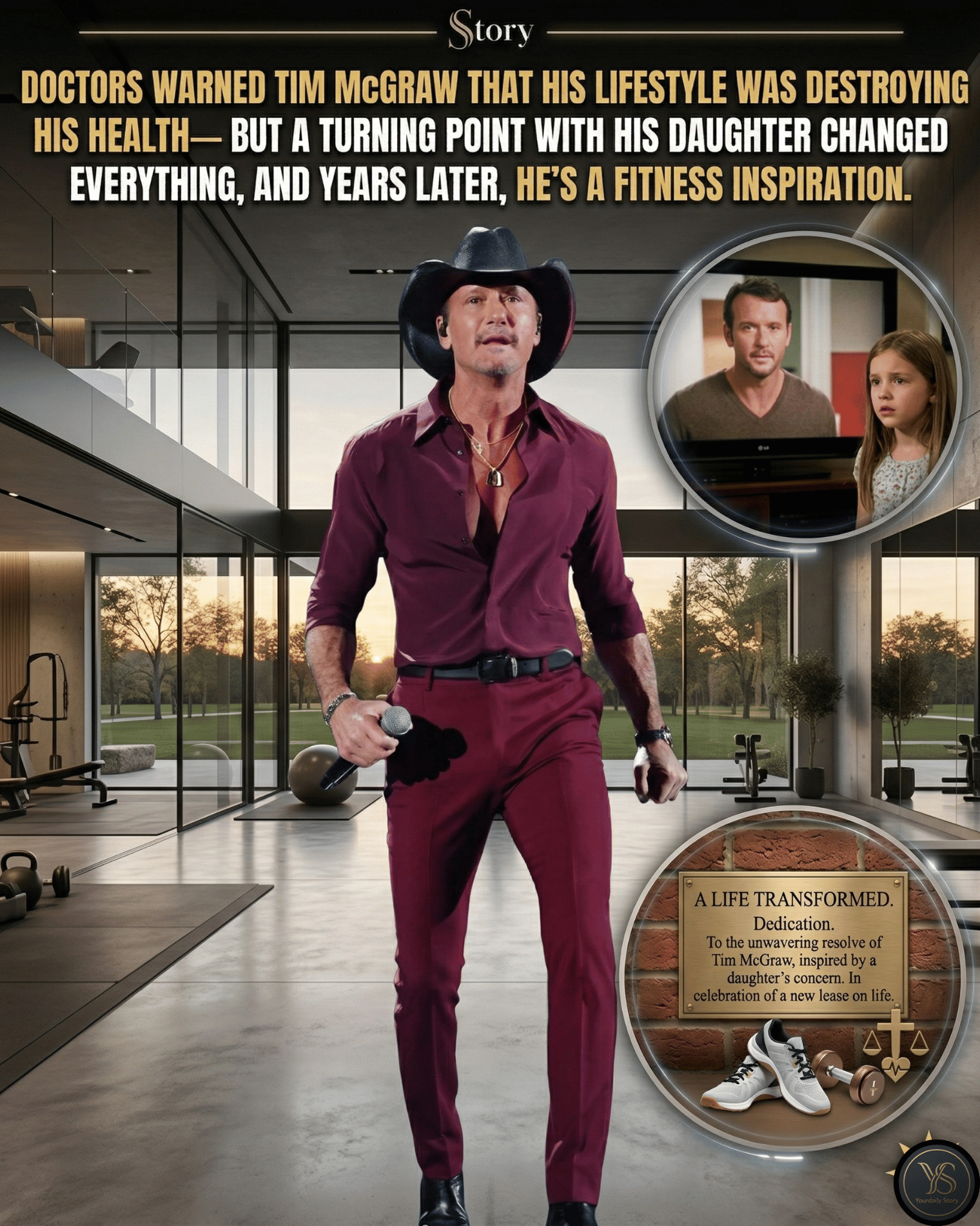 Doctors Warned Tim McGraw That His Lifestyle Was Destroying His Health—But A Turning Point With His Daughter Changed Everything, And Years Later, He’s A Fitness Inspiration.