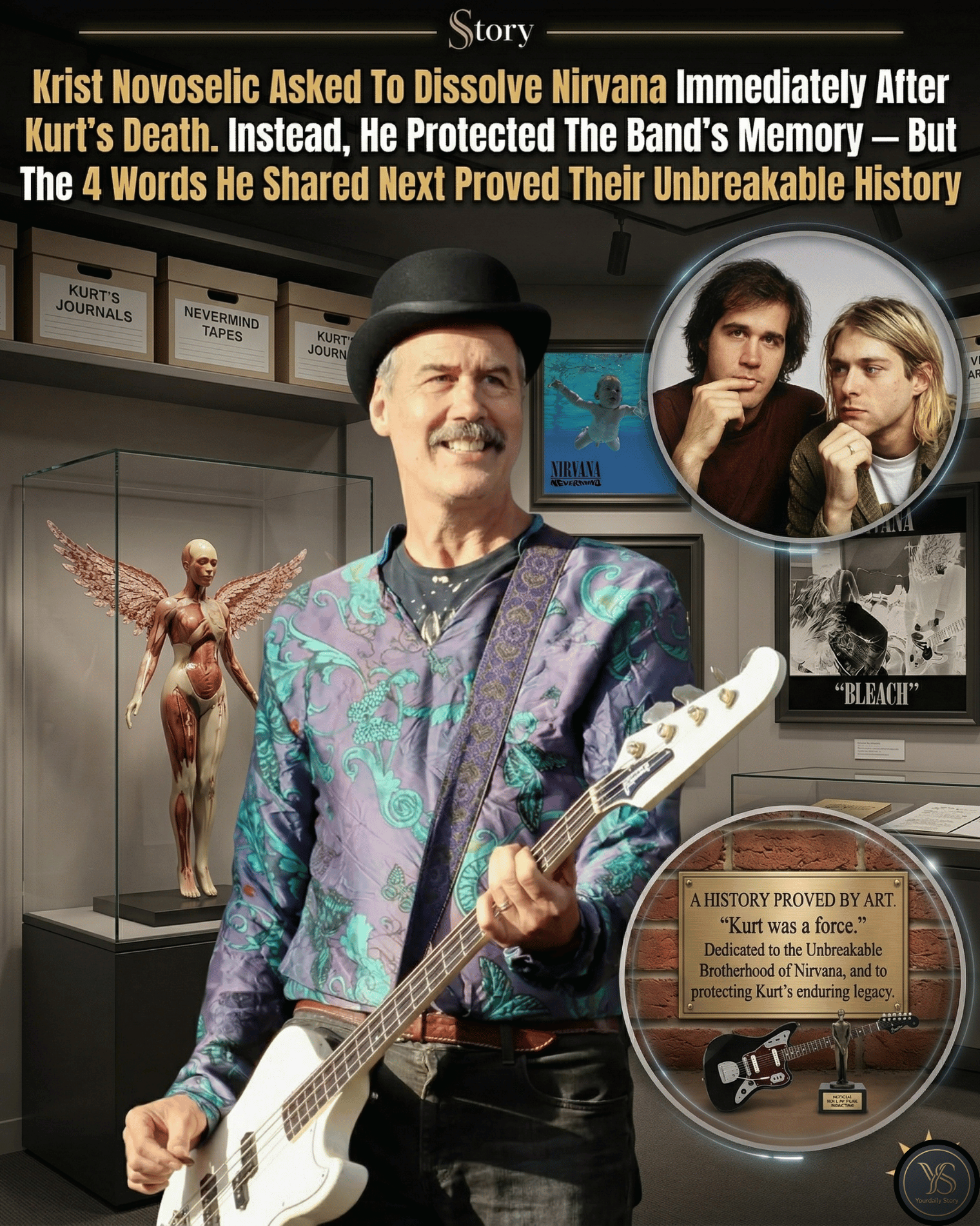 Krist Novoselic Asked To Dissolve Nirvana Immediately After Kurt’s Death. Instead, He Protected The Band’s Memory — But The 4 Words He Shared Next Proved Their Unbreakable History