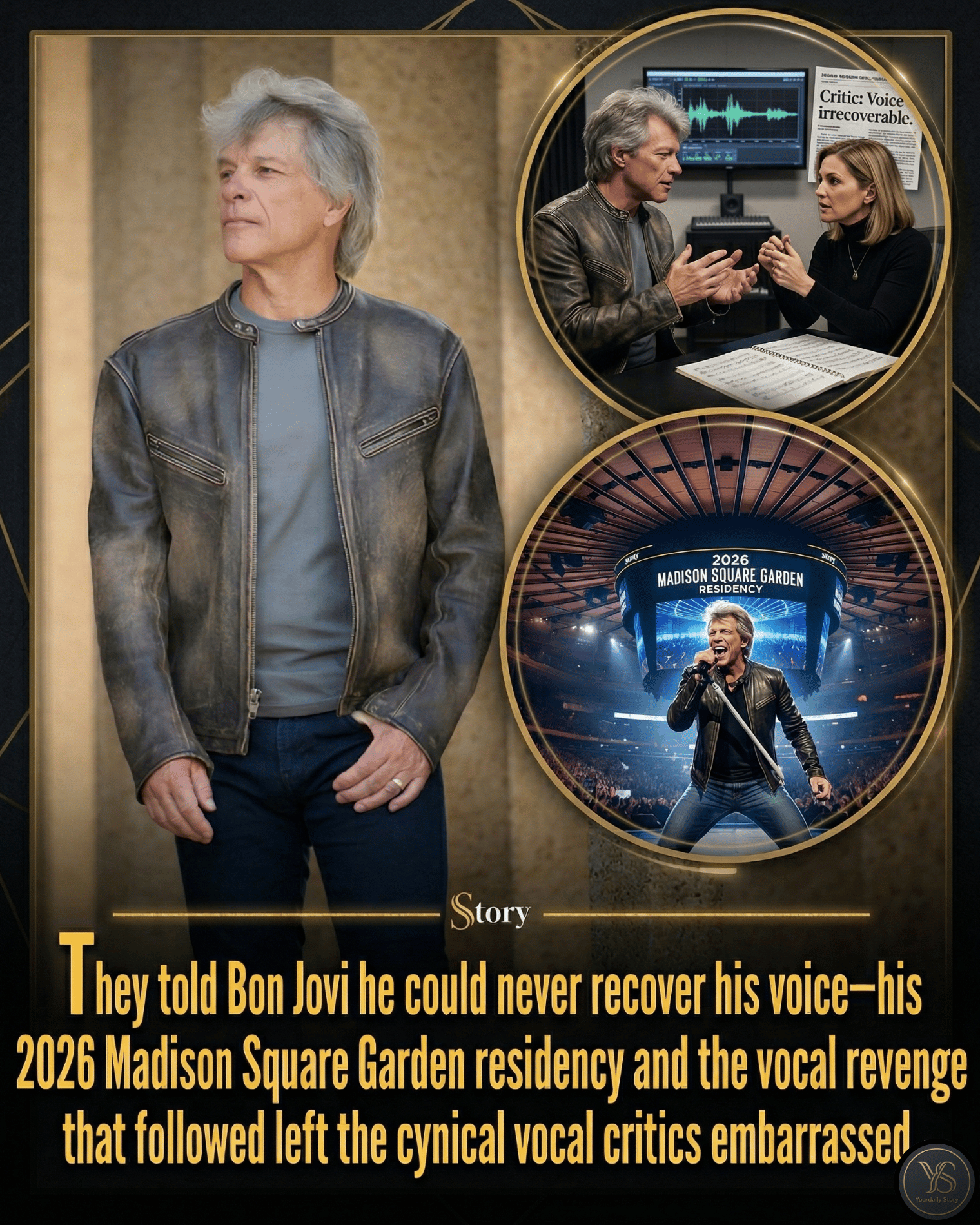They Told Bon Jovi He Could Never Recover His Voice—His 2026 Madison Square Garden Residency and the Vocal Revenge That Followed left the cynical vocal critics embarrassed.