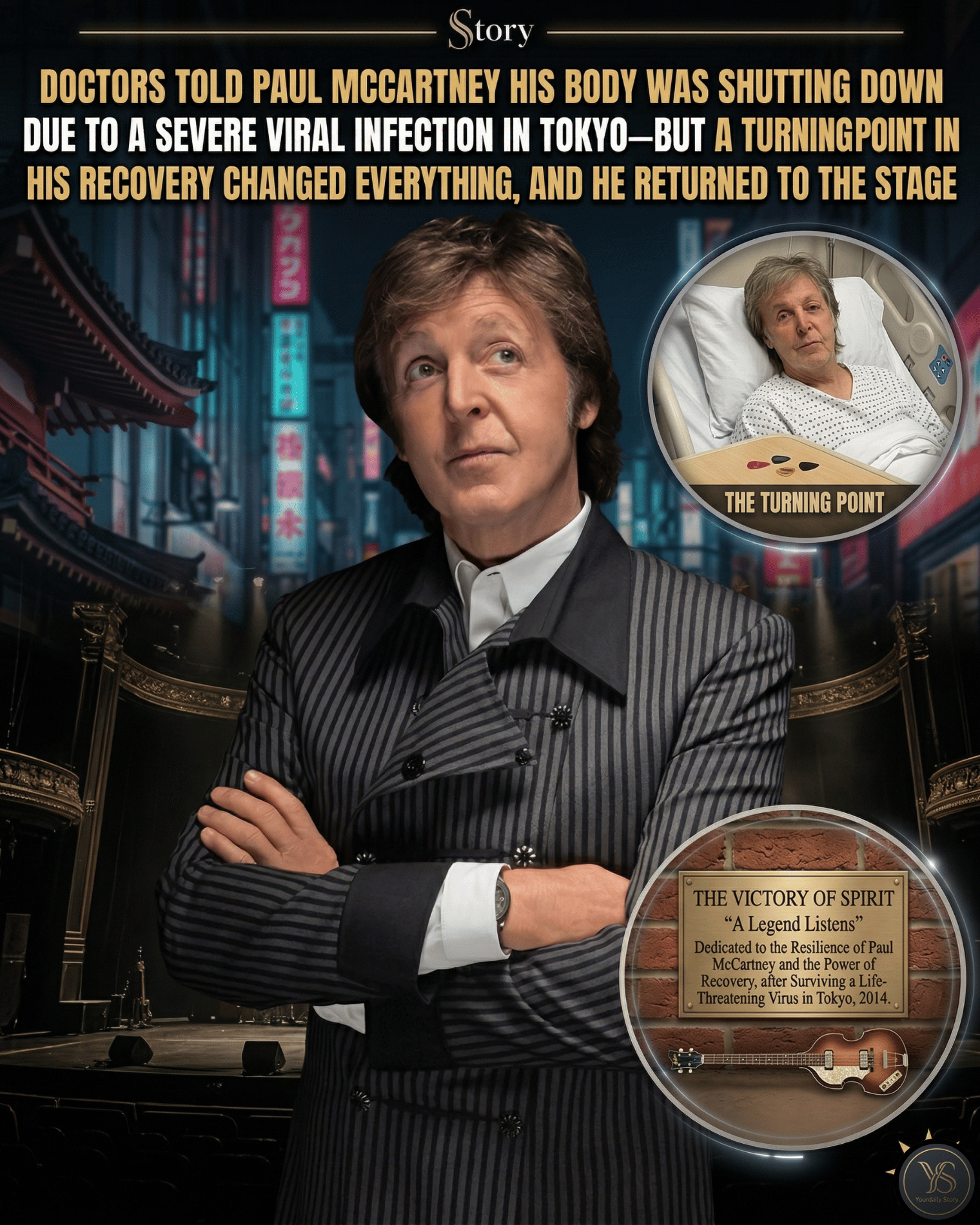 Doctors Told Paul McCartney His Body Was Shutting Down Due To A Severe Viral Infection In Tokyo—But A Turning Point In His Recovery Changed Everything, And He Returned To The Stage