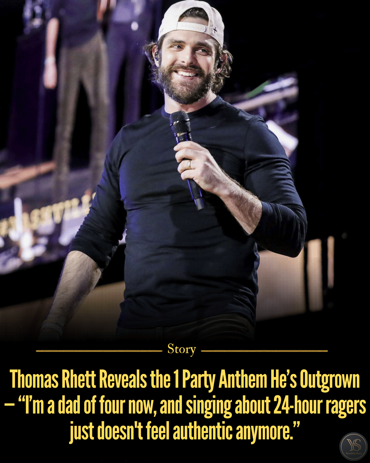 Thomas Rhett Reveals the 1 Party Anthem He’s Outgrown — “I’m a dad of four now, and singing about 24-hour ragers just doesn’t feel authentic anymore.”