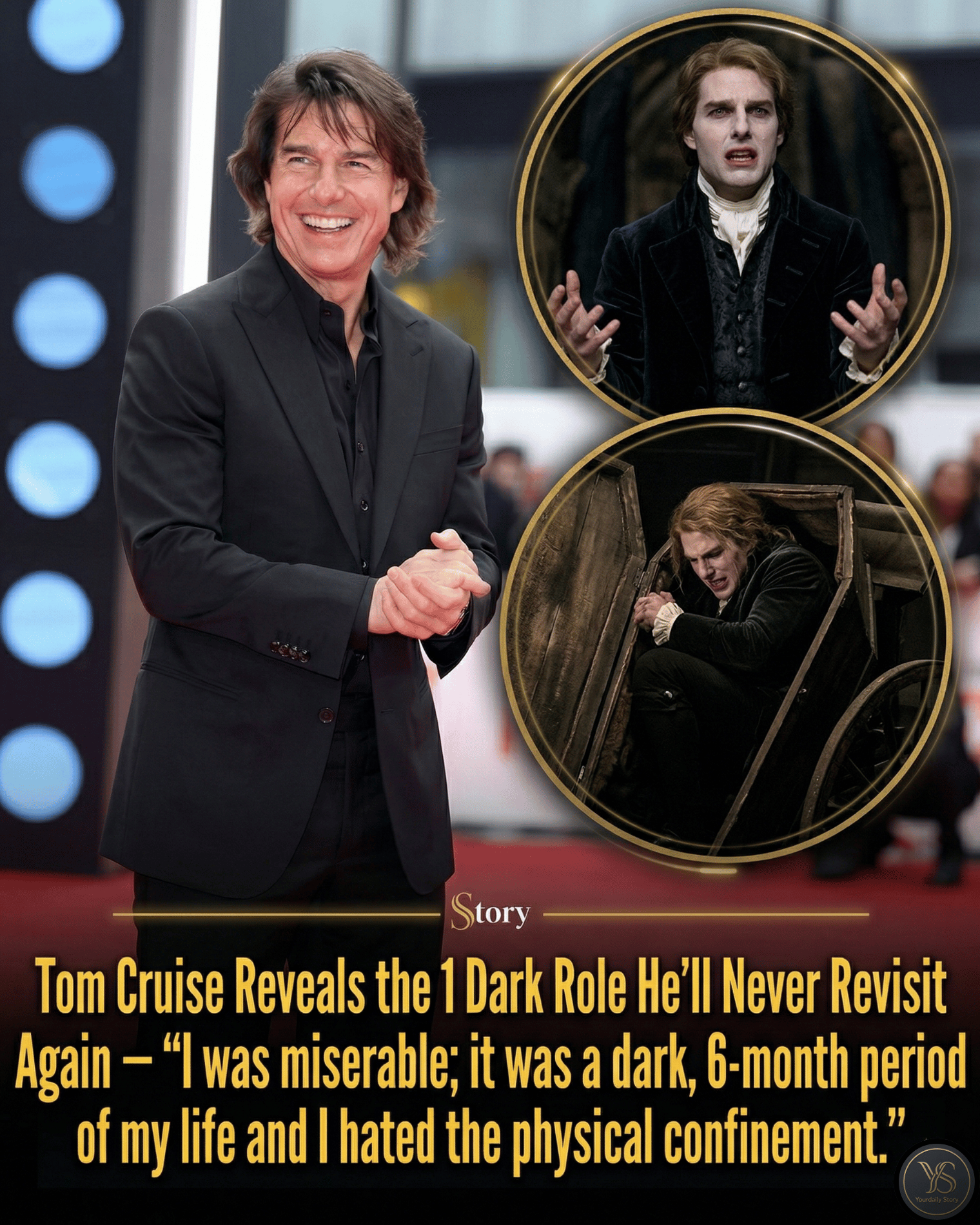Tom Cruise Reveals the 1 Dark Role He’ll Never Revisit Again — “I was miserable; it was a dark, 6-month period of my life and I hated the physical confinement.”