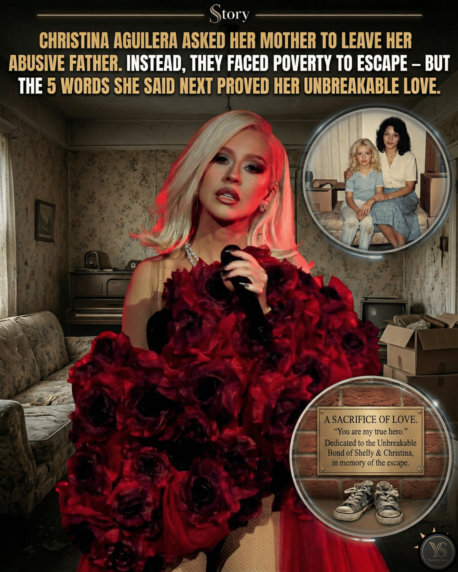 Christina Aguilera Asked Her Mother To Leave Her Abusive Father. Instead, They Faced Poverty To Escape — But The 5 Words She Said Next Proved Her Unbreakable Love